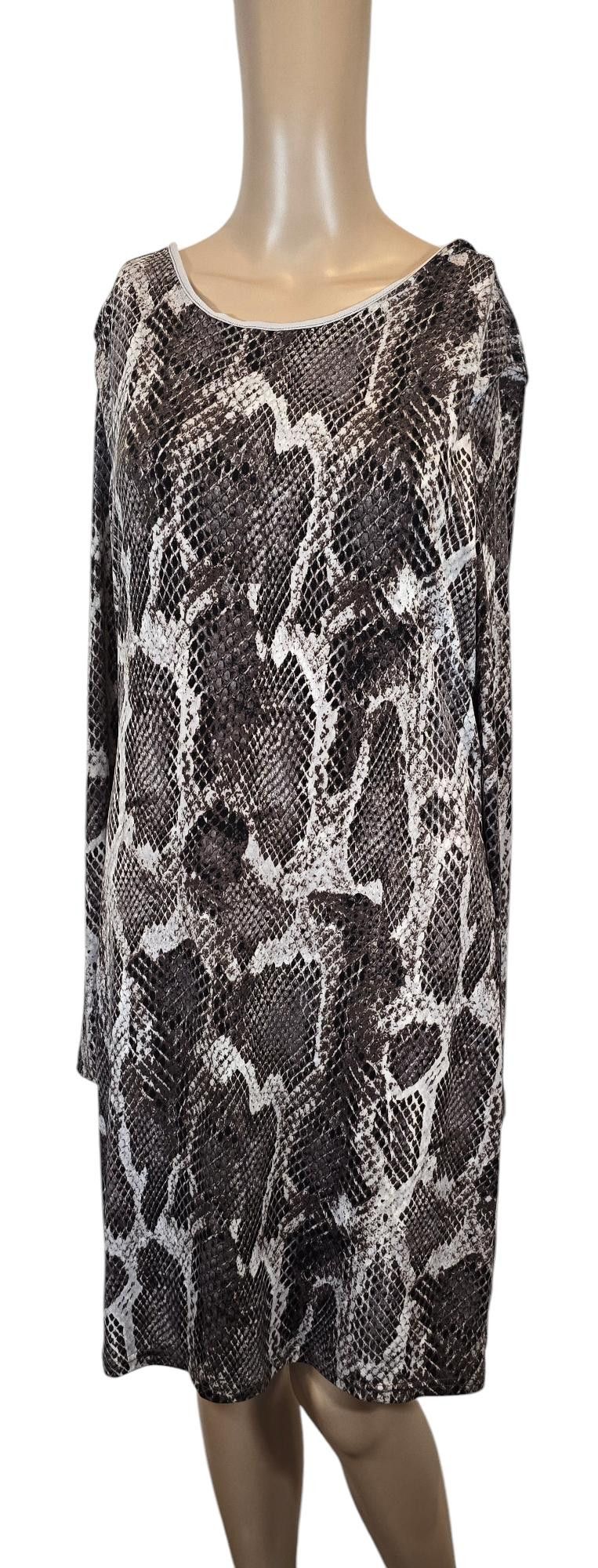 Jennifer Lopez Stylish Jennifer Lopez Snakeskin Print Dress - Size L Size L / US 10 / IT 46 - 1 Thumbnail