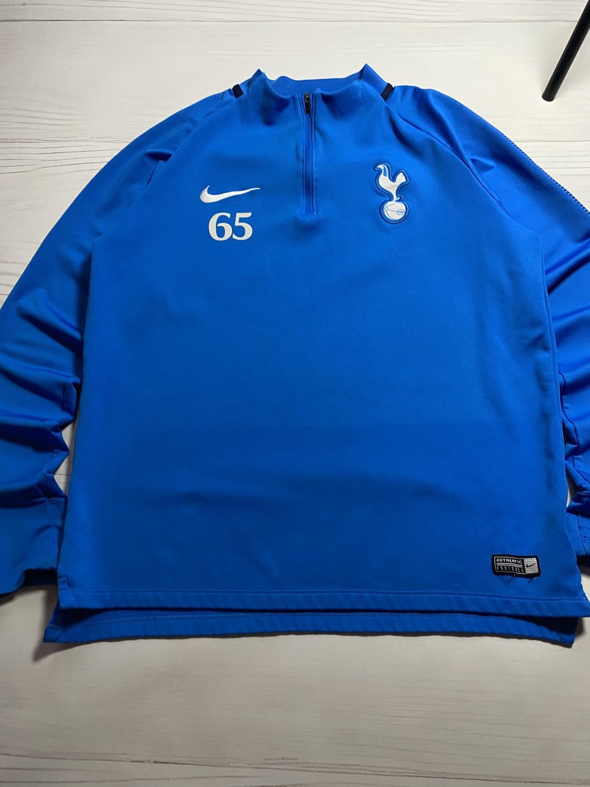 Nike Nike Tottenham Hotspur 2017/18 1/4 zip player issue jersey Size US M / EU 48-50 / 2 - 9 Thumbnail