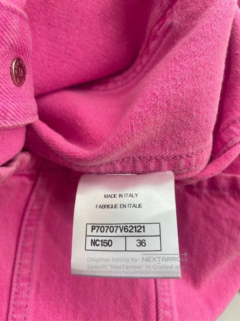 Chanel Chanel Pink Denim Jacket Size 36. Size US S / EU 44-46 / 1 - 4 Thumbnail