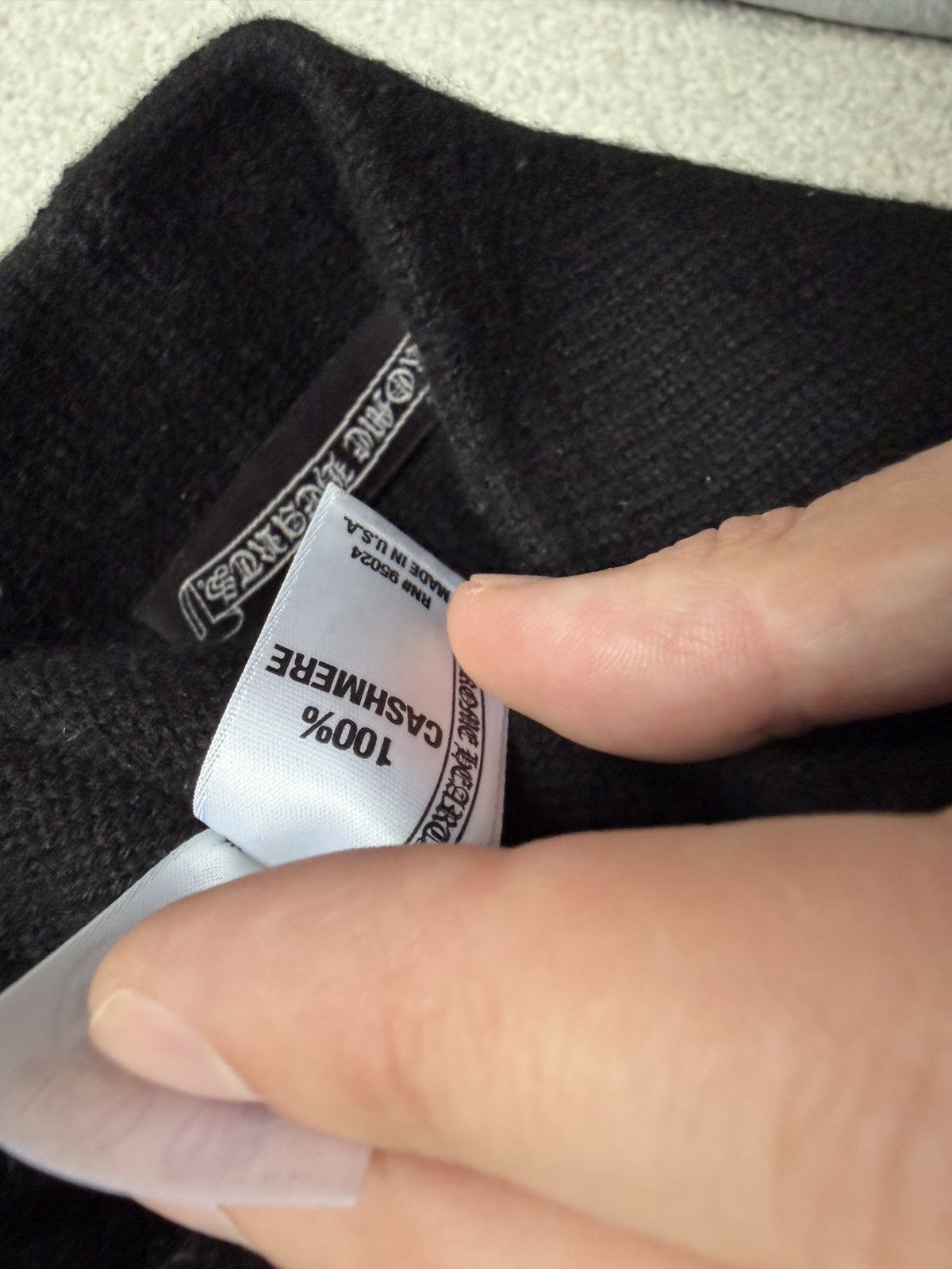 Chrome Hearts CH MULTI MINI CROSS CASHMERE BEANIE Size ONE SIZE - 7 Thumbnail