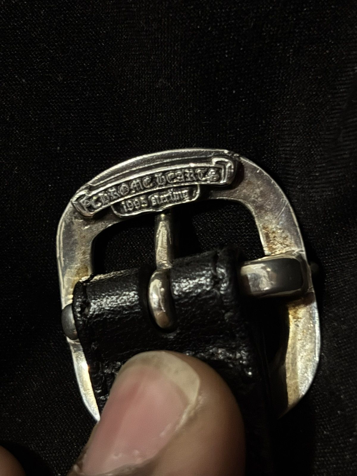 Chrome Hearts Leather Cross Bracelet Size ONE SIZE - 14 Thumbnail