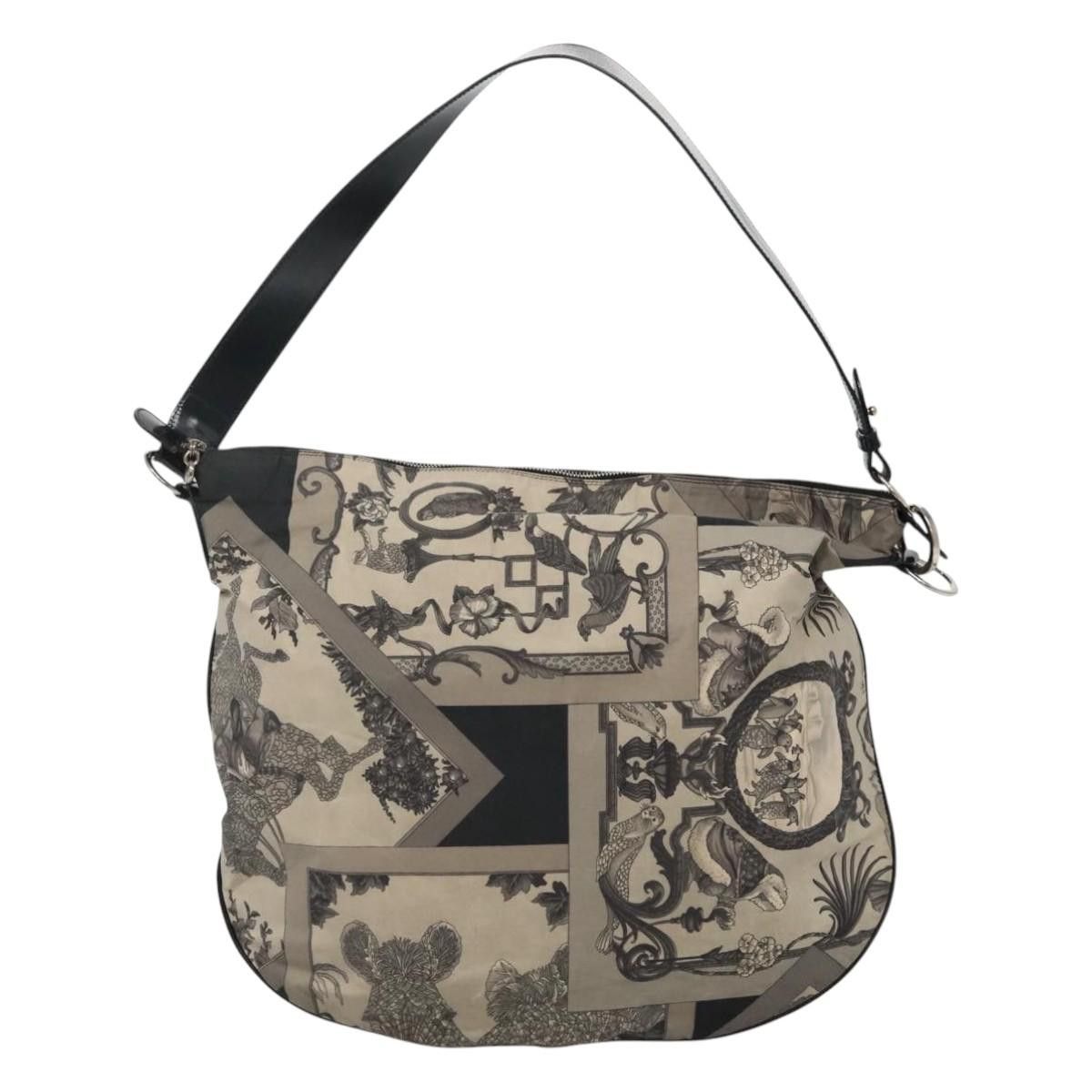 Salvatore Ferragamo Salvatore Ferragamo Shoulder Bag Canvas Gray Black Silver Size ONE SIZE - 2 Thumbnail