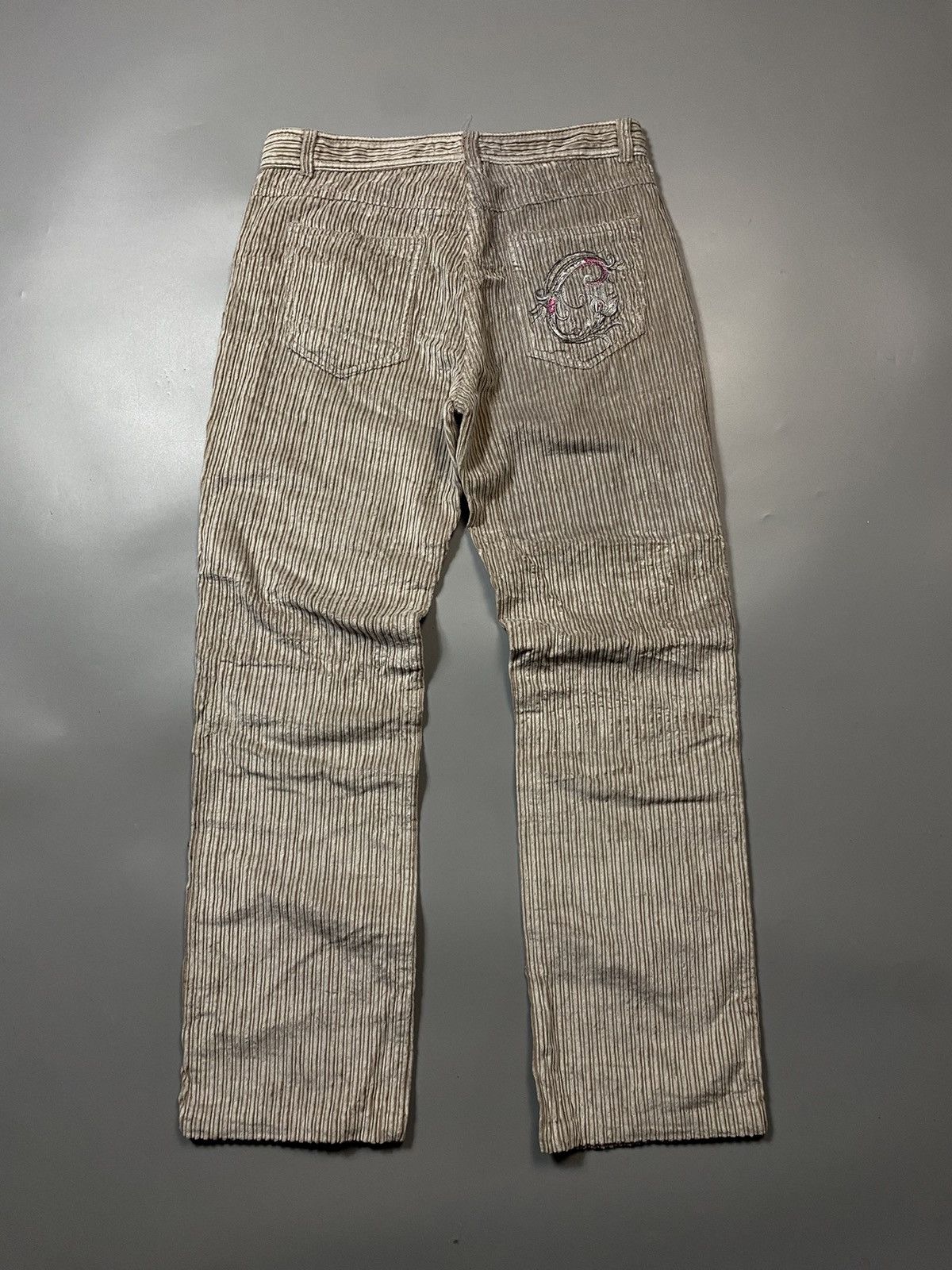 Roberto Cavalli × Vintage Roberto Cavalli Corduroy exclusive pants Size 32" / US 10 / IT 46 - 1 Thumbnail