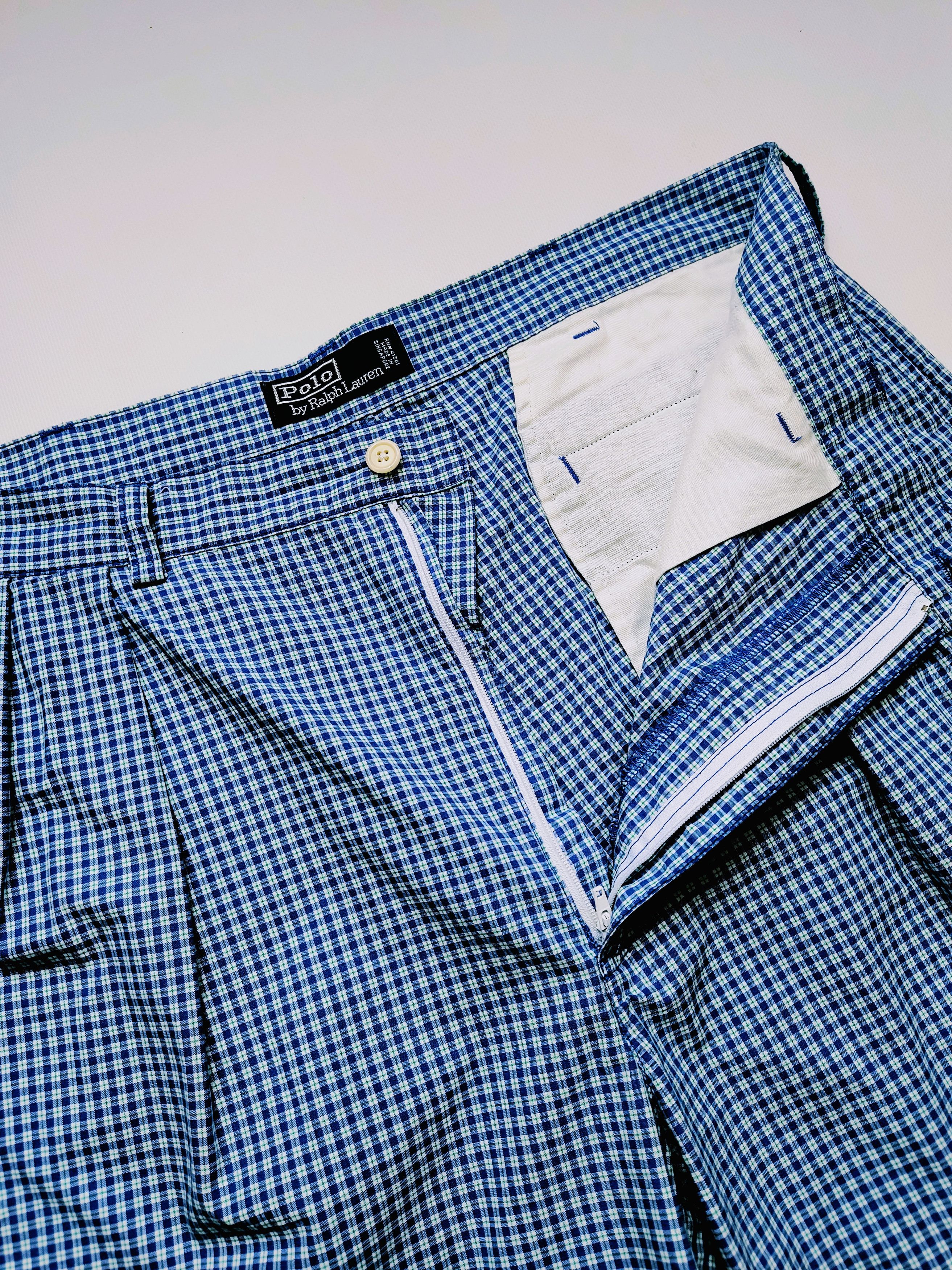 Polo Ralph Lauren × Vintage Vintage Polo Ralph Lauren Check Shorts Size US 36 / EU 52 - 6 Thumbnail