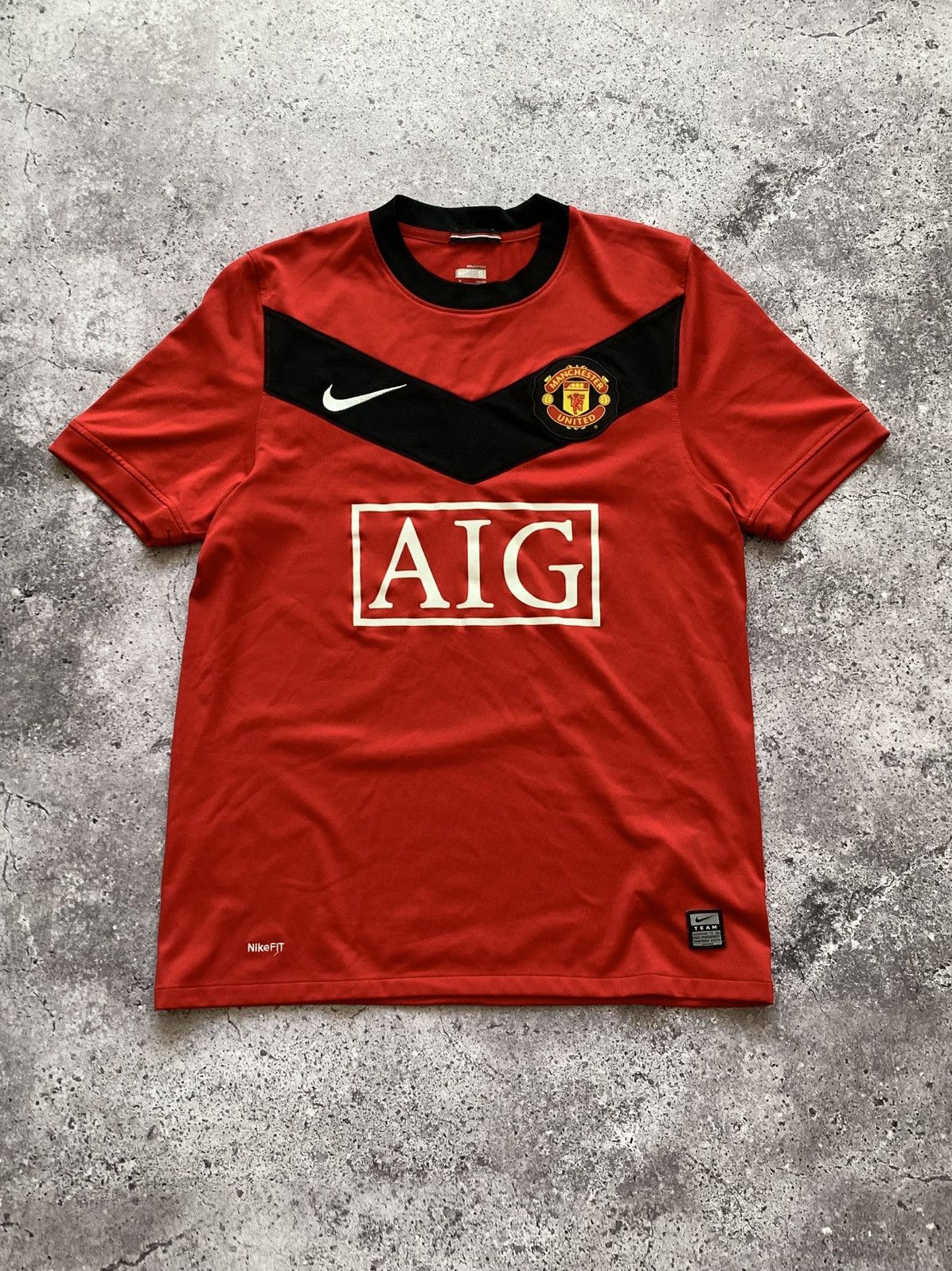 Nike 🔥NIKE MANCHESTER UNITED 2009/2010 HOME FOOTBALL SOCCER SHIRT Size US S / EU 44-46 / 1 - 1 Thumbnail