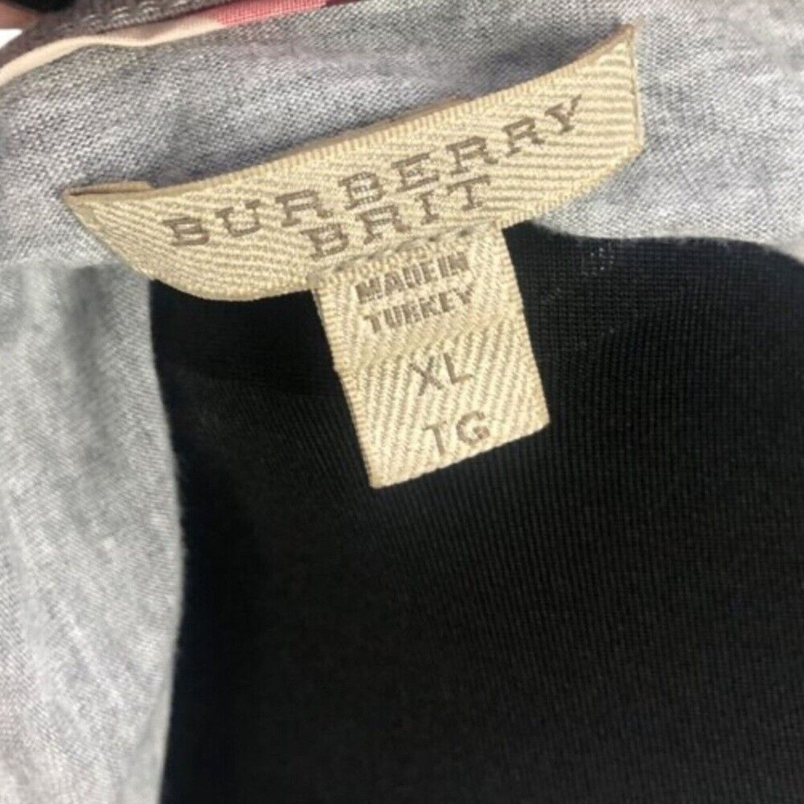 Burberry Grey Burberry Brit Jewel Pocket Tee Sz XL Size XL / US 12-14 / IT 48-50 - 7 Thumbnail