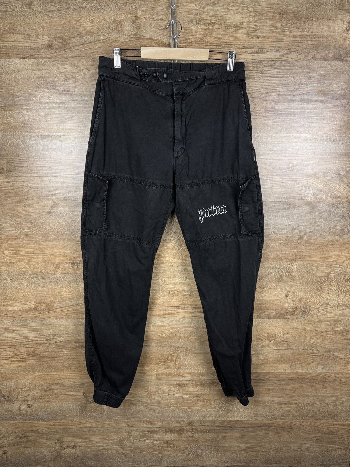 Mens Palm Angels Hlace cargo pants size 46 black