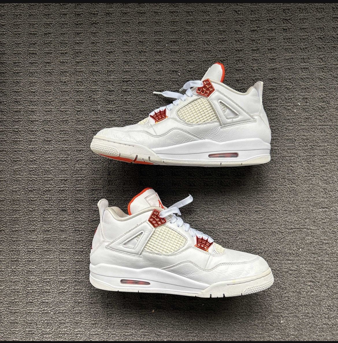 Jordan Brand × Nike Jordan 4 Metallic Orange US 11 Size US 11 / EU 44 - 2 Thumbnail