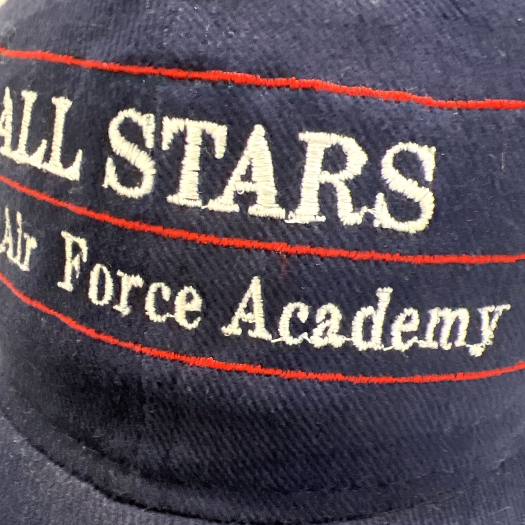Vintage VINTAGE Headmaster US Air Force Academy All Stars Snapback Hat Embroidered Adjustable Blue Stars Men One Size Size ONE SIZE - 2 Thumbnail