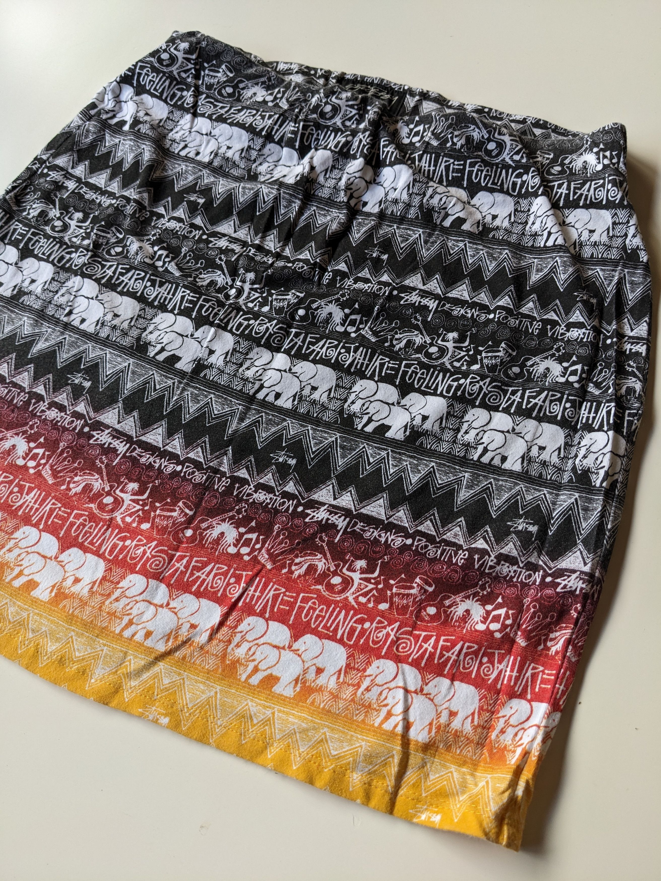 Stussy × Vintage Vintage Stussy rasta skirt Size 27" / US 4 / IT 40 - 1 Thumbnail