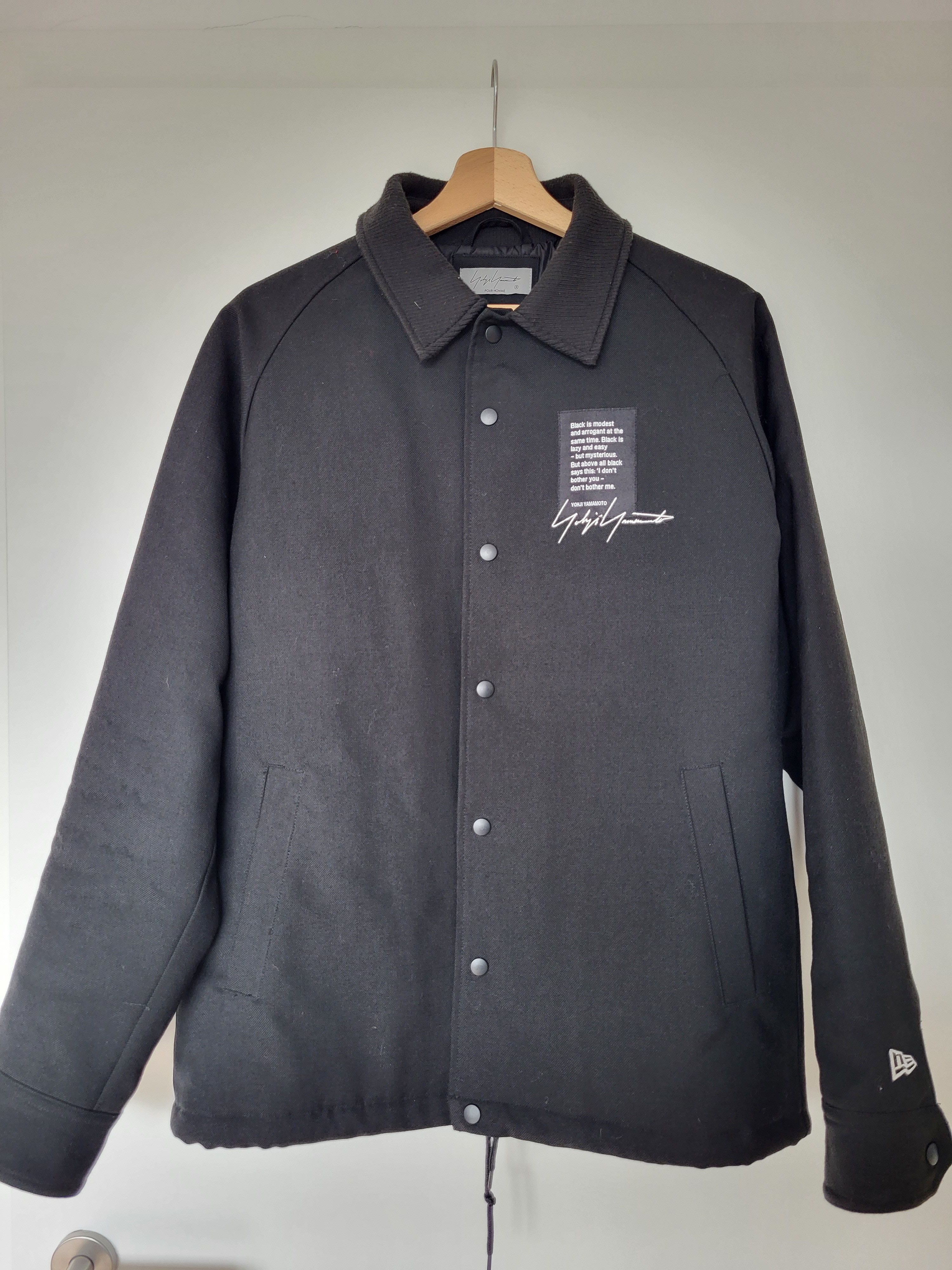 Yohji Yamamoto x New Era Printed Coach Jacket