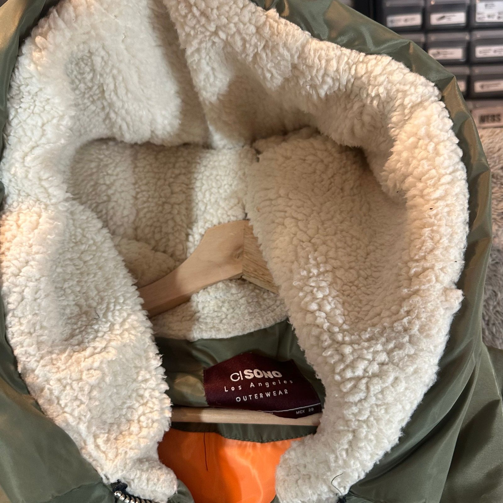 Other Ci Sono Green Hooded Oversized Puffy Parka Puffer Coat M Size M / US 6-8 / IT 42-44 - 4 Thumbnail
