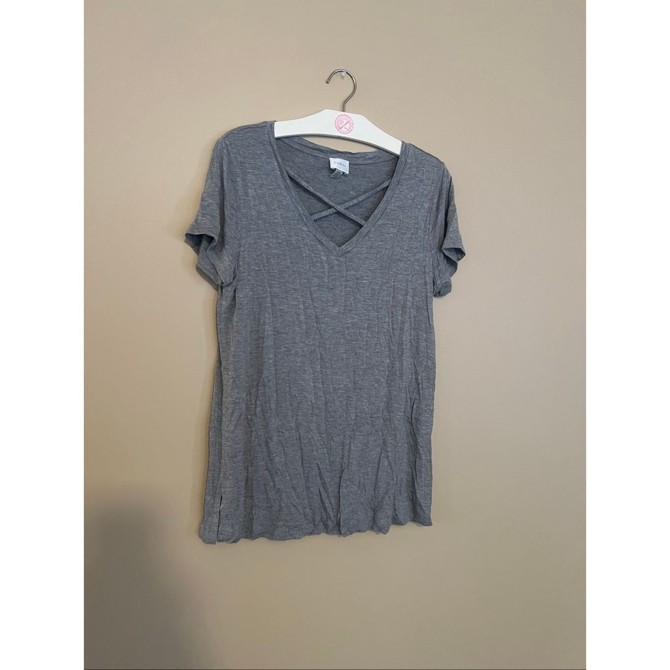 Other Cupio Grey T-Shirt Woman’s Size Large Size L / US 10 / IT 46 - 1 Thumbnail