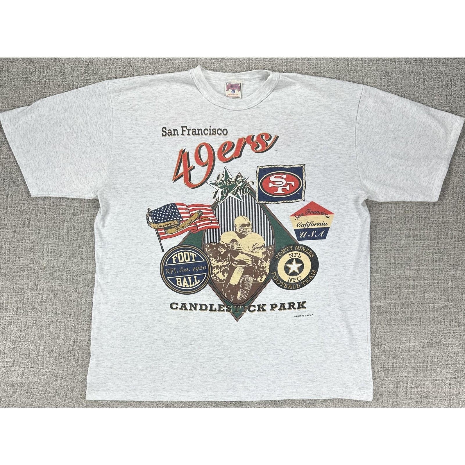 Other San Francisco 49ers Shirt XL Candlestick Park 90s 1993 Size US XL / EU 56 / 4 - 1 Thumbnail
