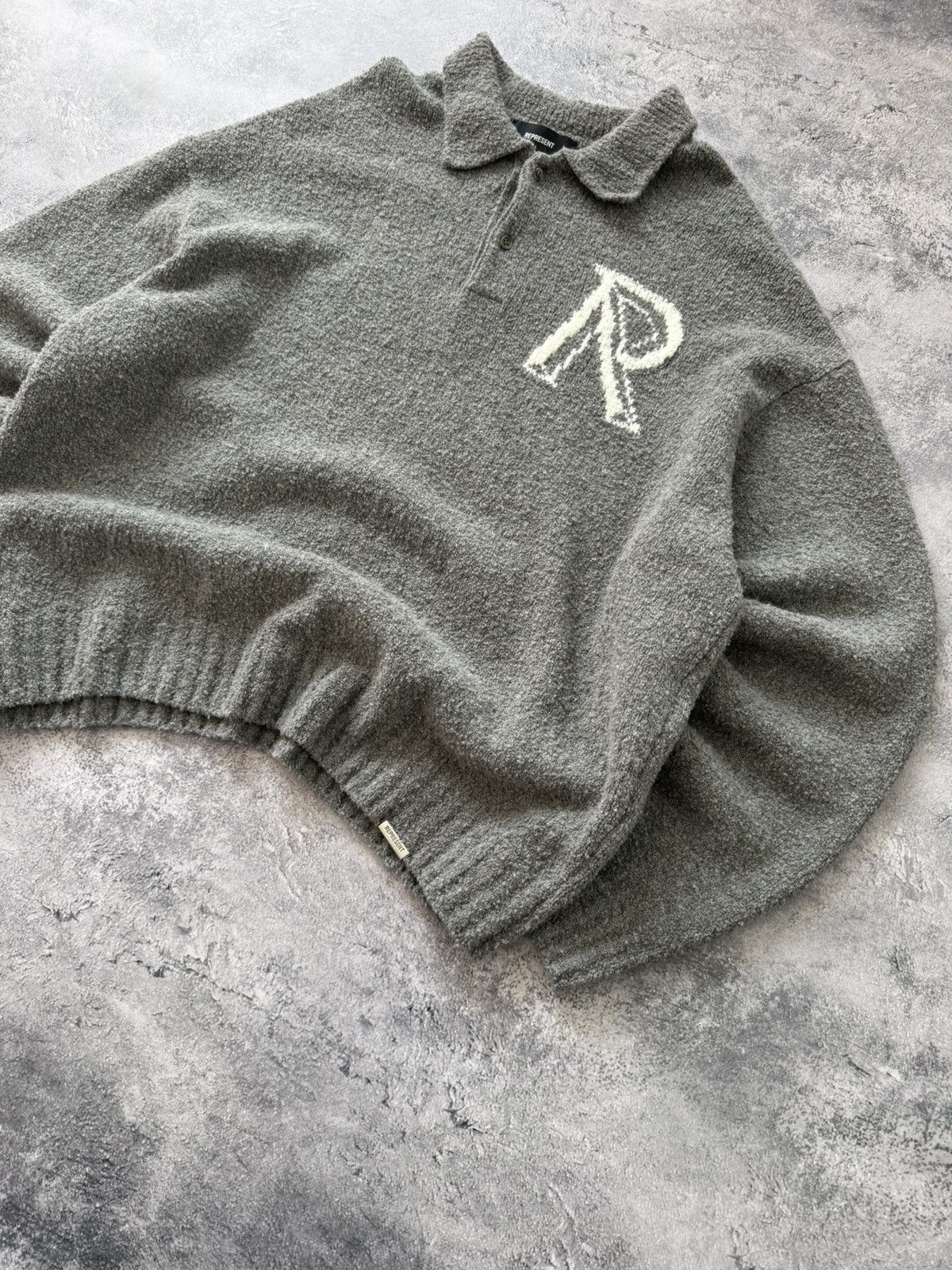 Represent Clo. Rare Represent Polo Baggy Knitwear Size US L / EU 52-54 / 3 - 1 Thumbnail