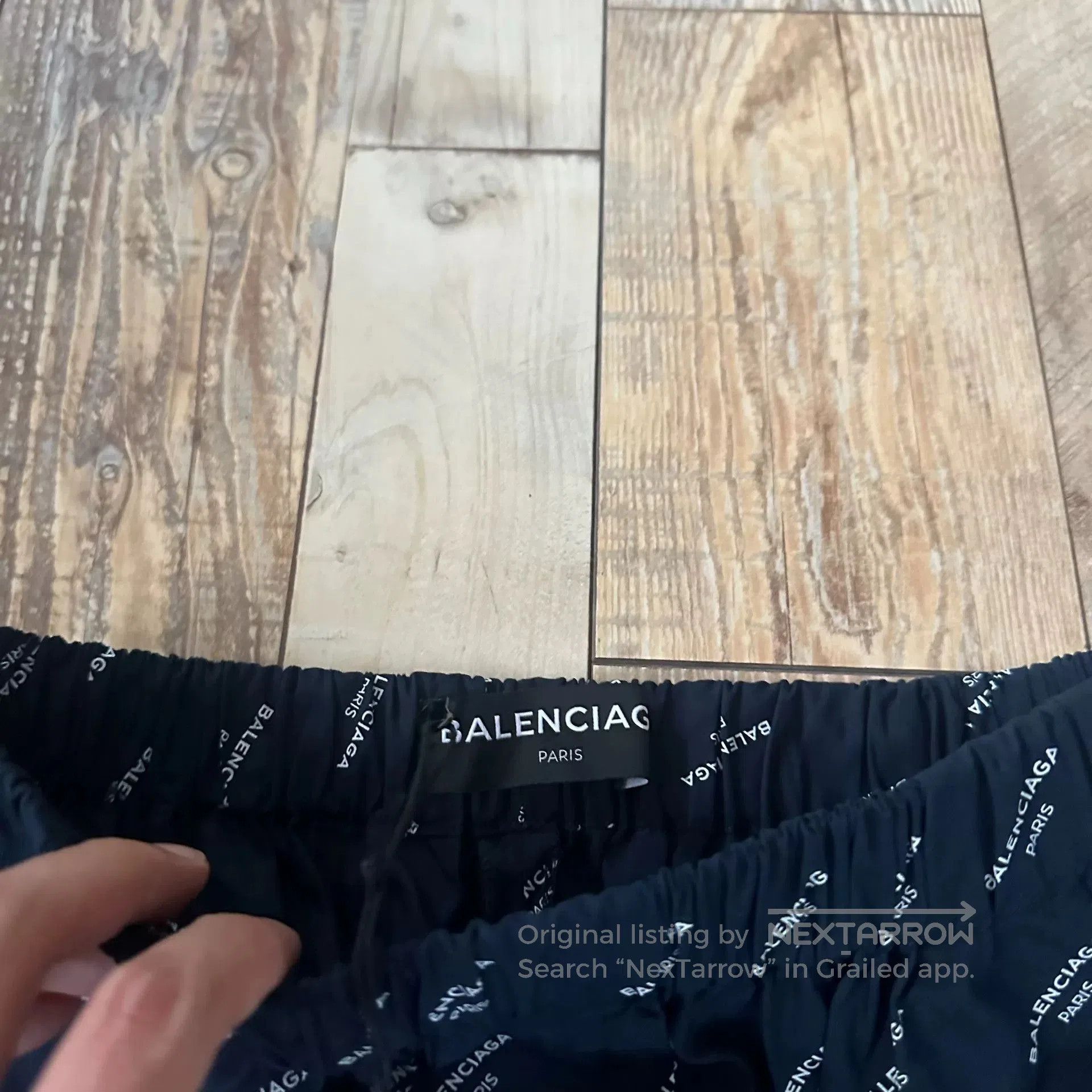 Balenciaga Balenciaga Blue Logo Print Shorts. Size US 30 / EU 46 - 5 Thumbnail