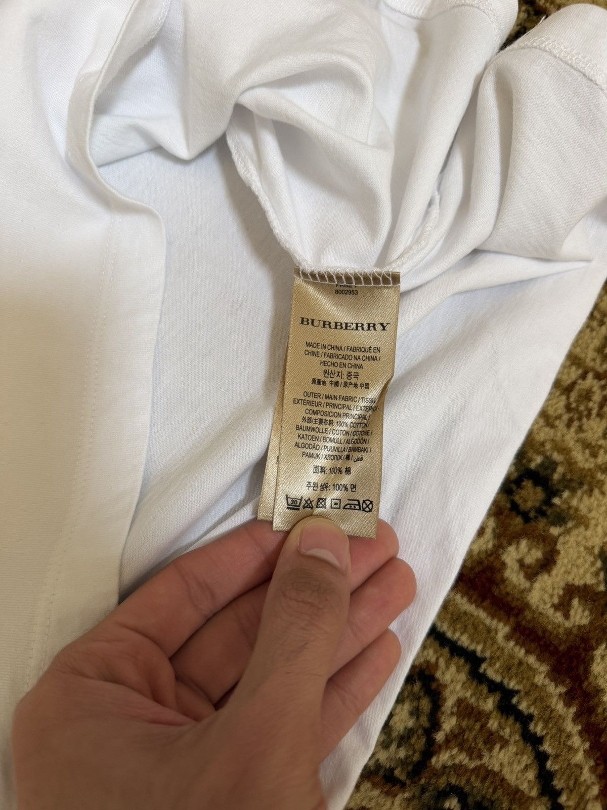 Burberry Burberry Logo T-Shirt Size US L / EU 52-54 / 3 - 4 Thumbnail