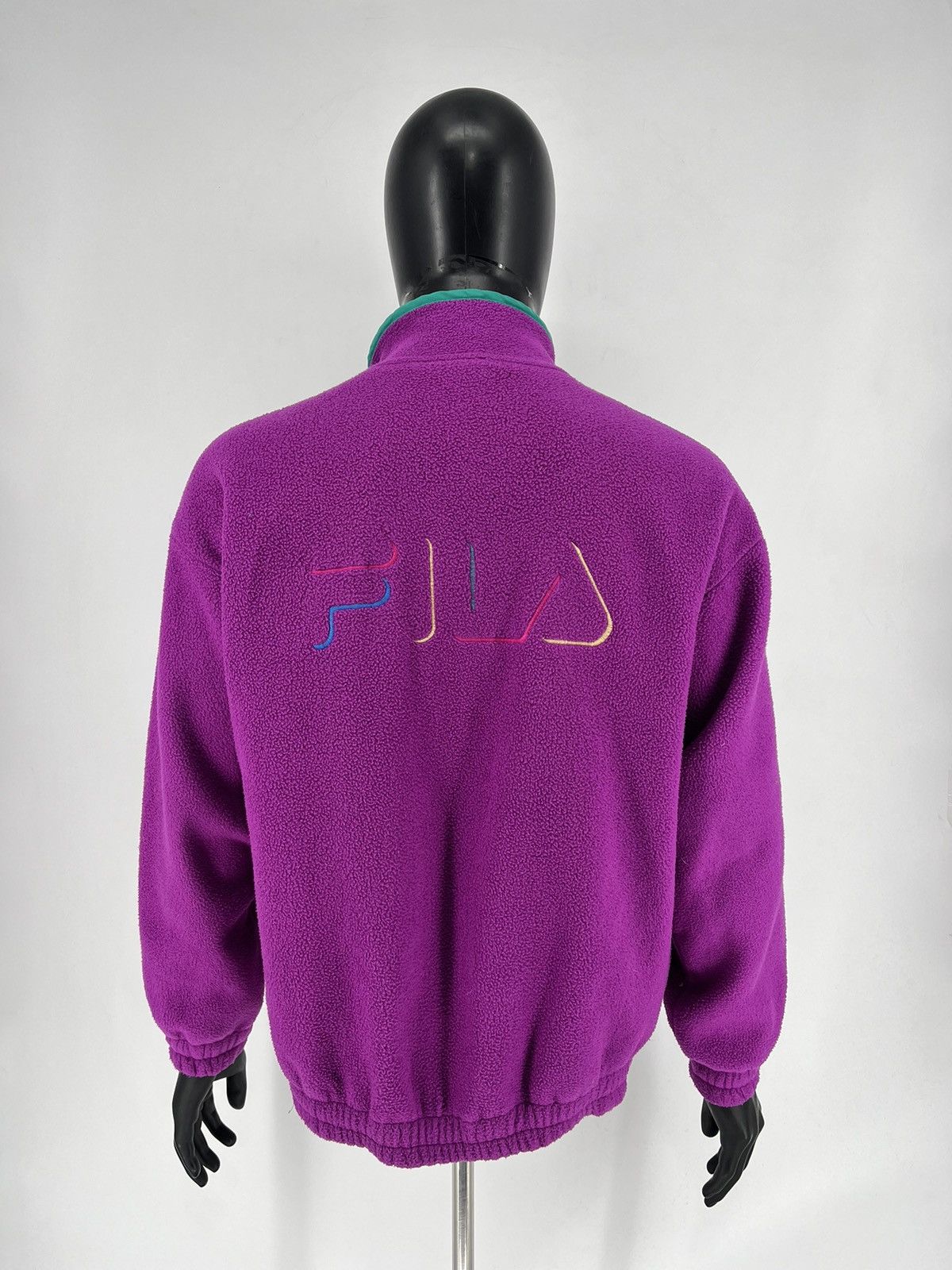 Fila Vintage Y2K Fila Fleece Sweatshirt Streetwear Skate Size US L / EU 52-54 / 3 - 8 Thumbnail