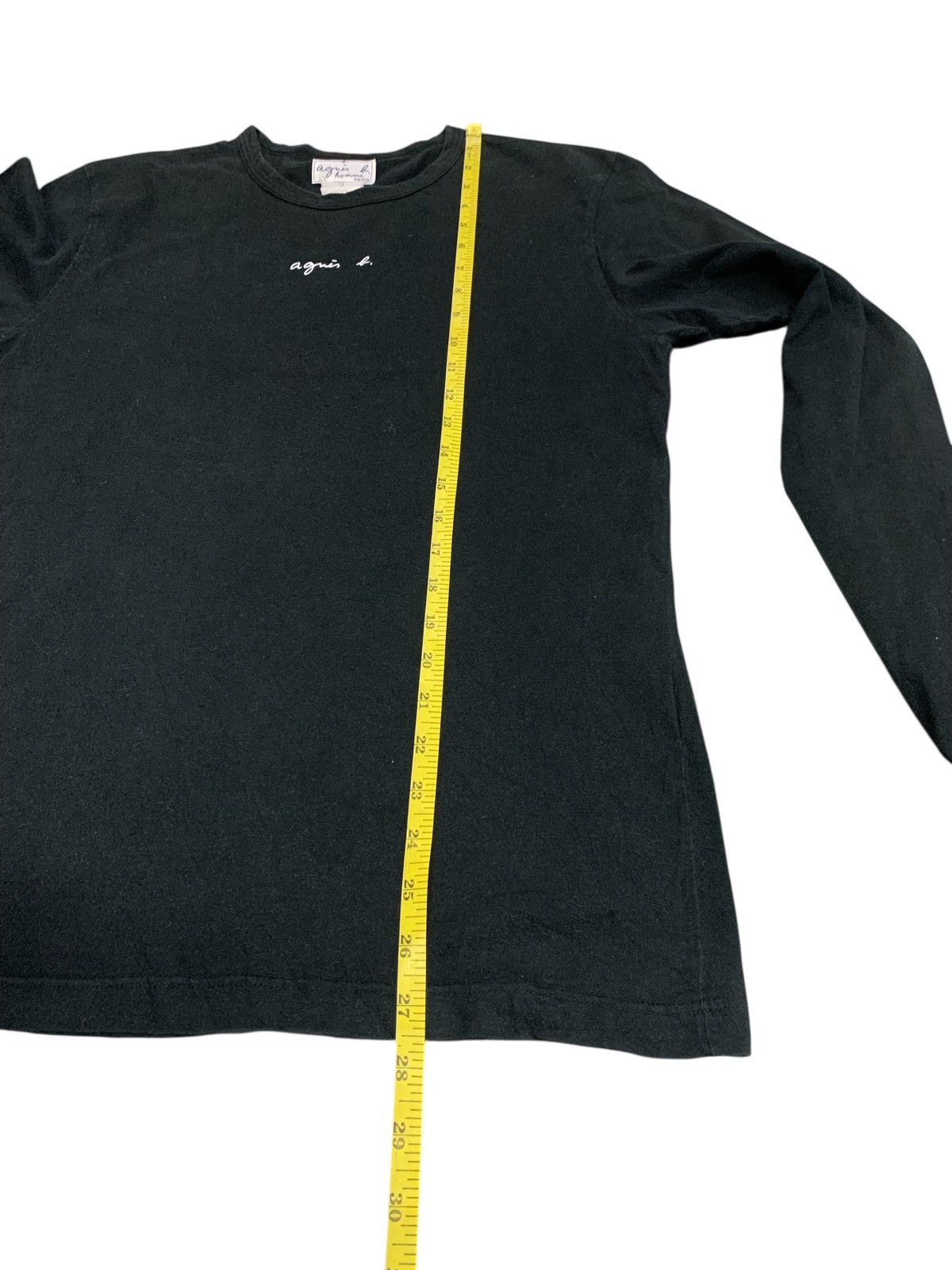 agnes b. Rare Vintage 90's Agnes B Center Logo Longsleeve T Shirt