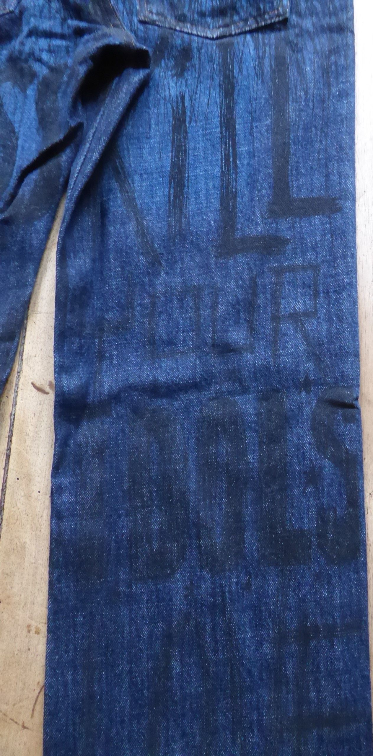 W&LT × Walter Van Beirendonck letter print denims Jeans Size US 32 / EU 48 - 7 Thumbnail