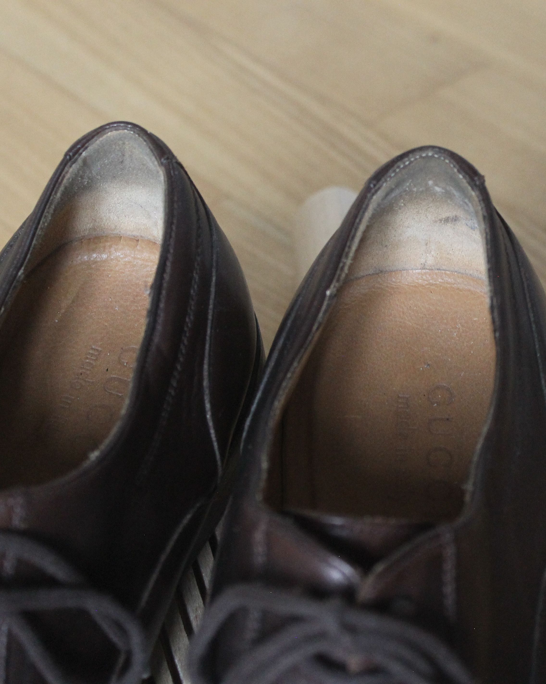 Gucci Gucci Lace Up Oxfords Leather Shoes Size US 9 / EU 42 - 15 Thumbnail