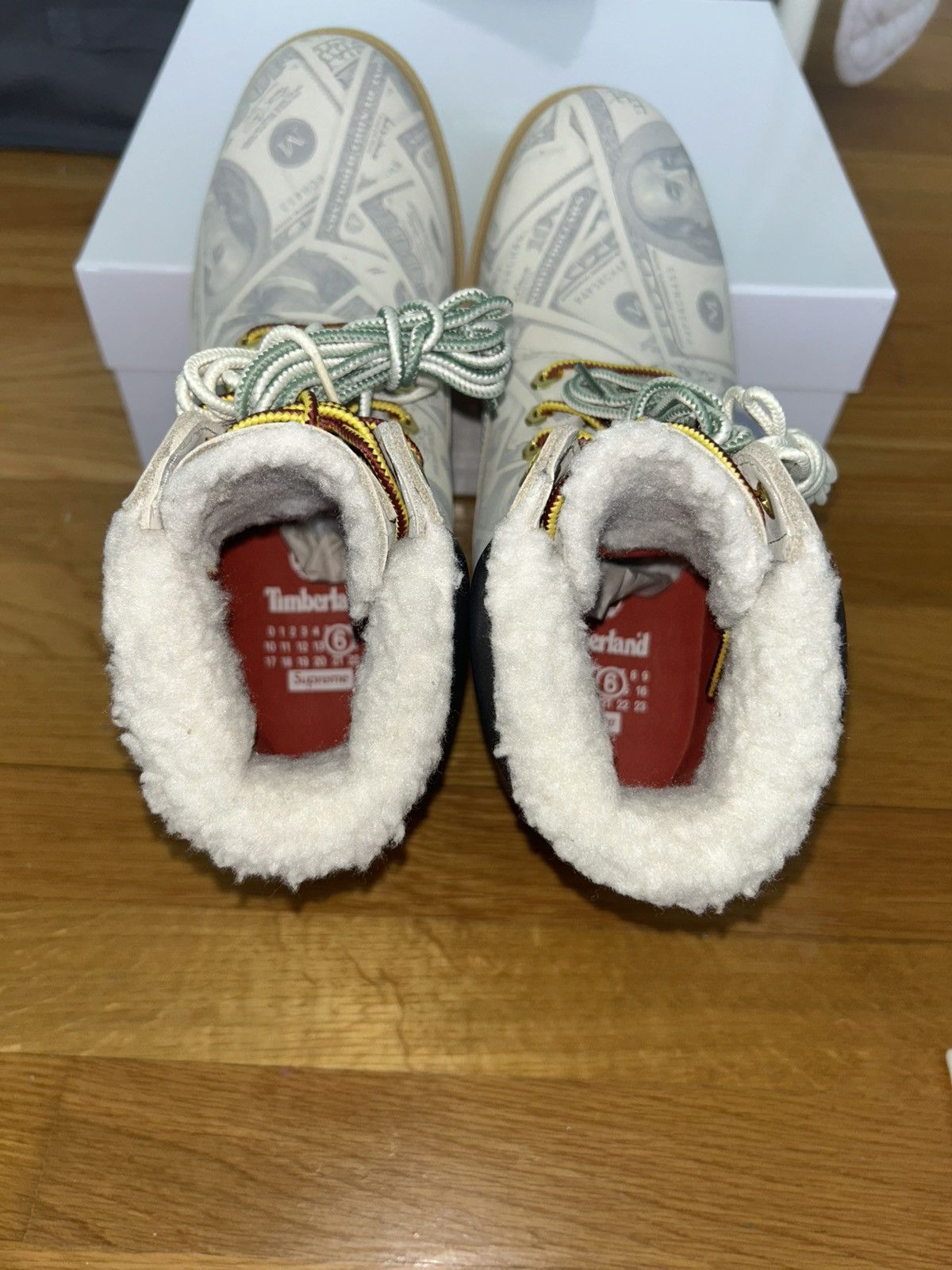 Maison Margiela × Supreme Supreme x Maison Margiela x Timberland Money Premium Boots Size US 8.5 / EU 41-42 - 6 Thumbnail