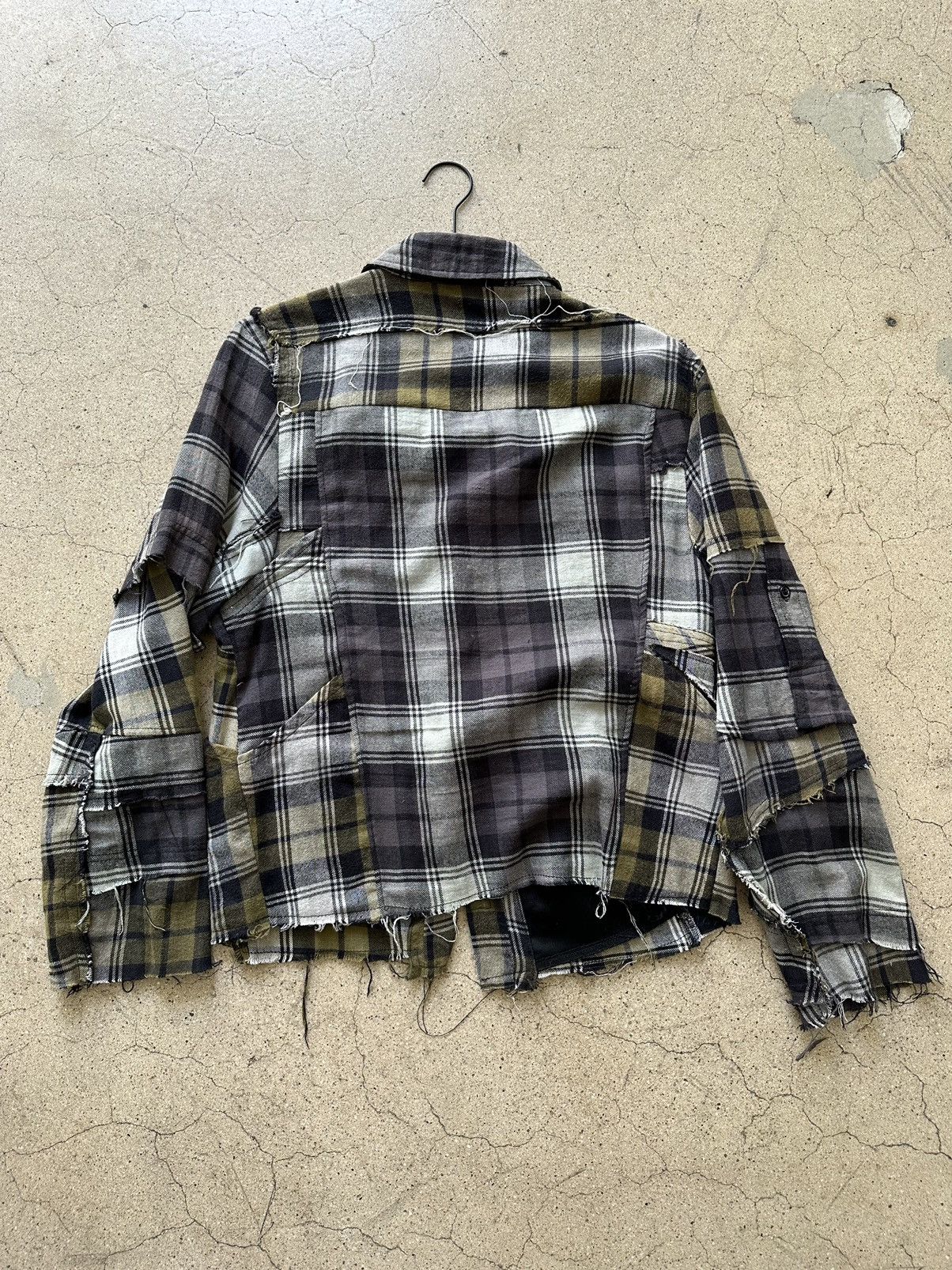 Other Anti Rework 12 Pocket Flannel Jacket Olive Grey Size US S / EU 44-46 / 1 - 6 Thumbnail