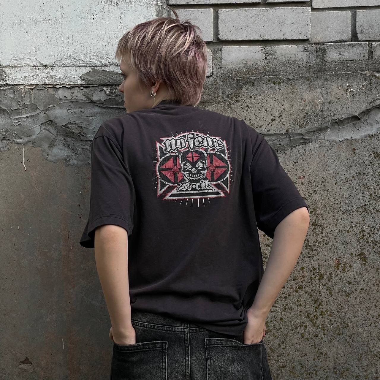 No Fear Vintage Skate Wear No Fear Big Logo T-shirts Crazy Fit Y2K Size US M / EU 48-50 / 2 - 1 Thumbnail