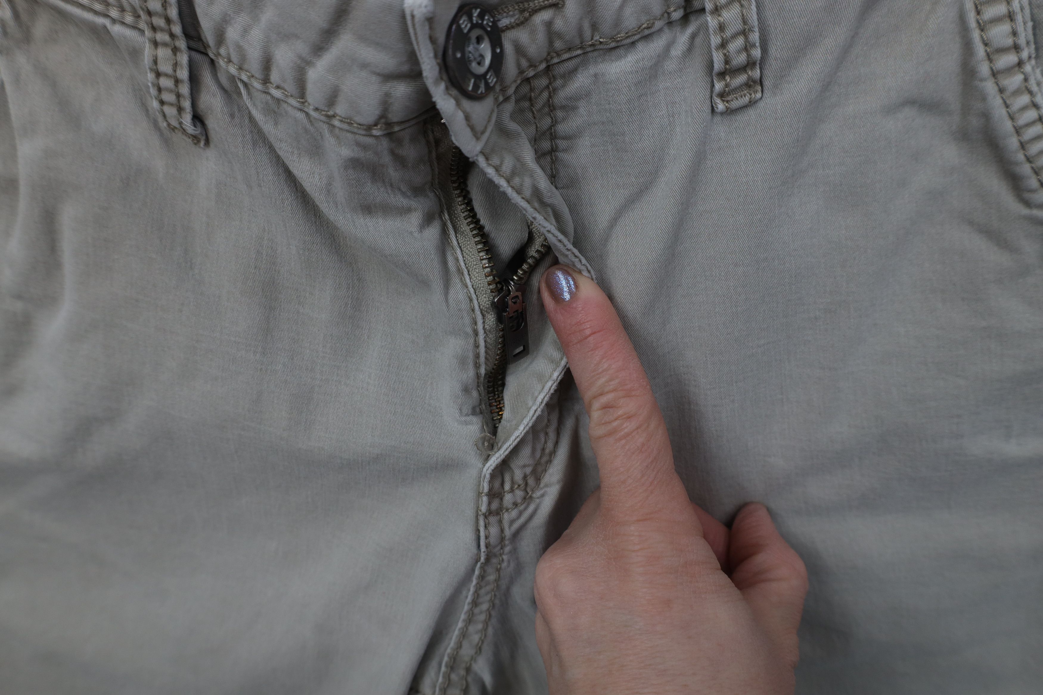 Vintage Buckle BKE Stitch Jake Stretch Bootcut Chino Pants Beige Size US 32 / EU 48 - 6 Thumbnail