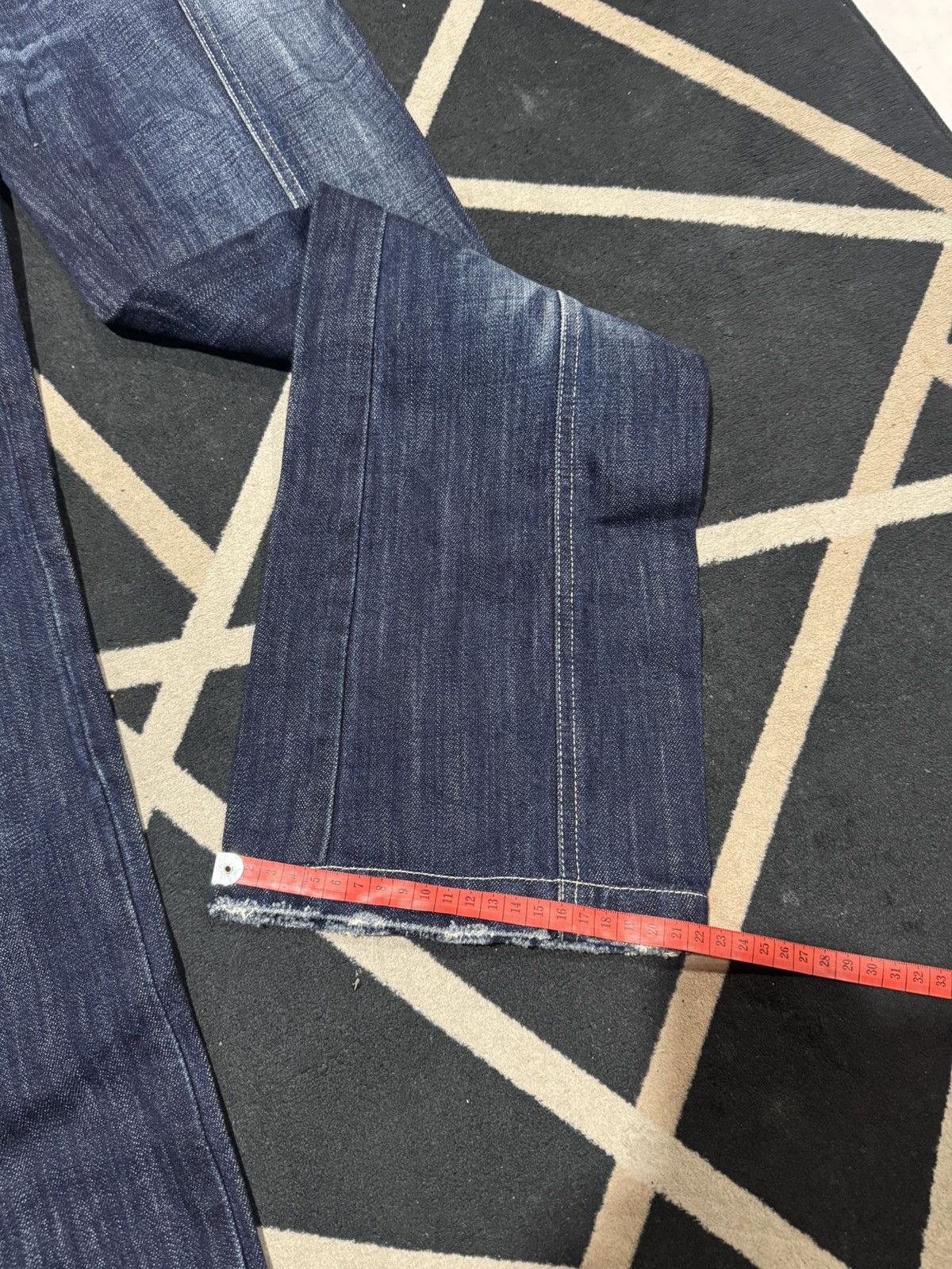 Just Cavalli 2000s Justcavalli Zipper Pants Denim Flared Low Waist Size 27" / US 4 / IT 40 - 9 Thumbnail