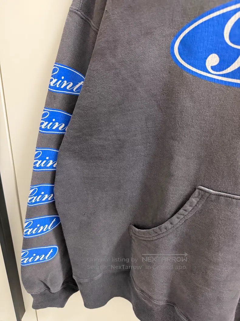 Saint Michael Saint Michael Bullet screen slogan pattern hoodie Size US XL / EU 56 / 4 - 6 Thumbnail