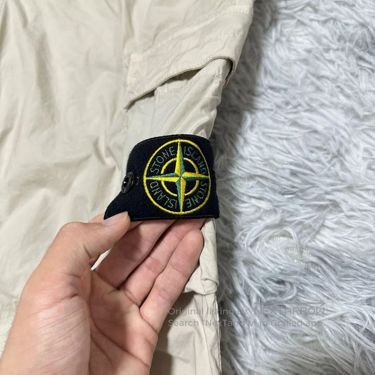 Stone Island stone island cargo pants in off-white. Size US 30 / EU 46 - 3 Thumbnail