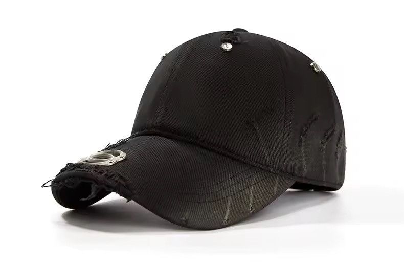 Other Washed Ripped Vintage Baseball Hip Hop Punk Cap Hat Size ONE SIZE - 2 Thumbnail