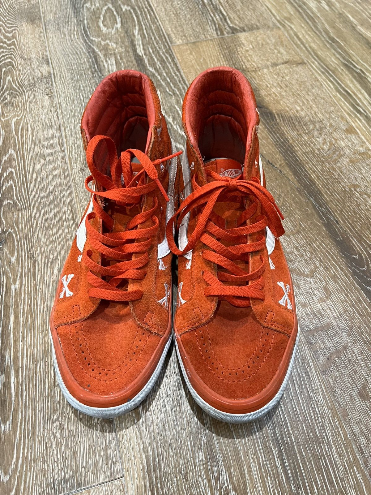 Vans × Wtaps Vans wtaps sk8 hi lx orange bones sneakers Size US 10.5 / EU 43-44 - 2 Thumbnail