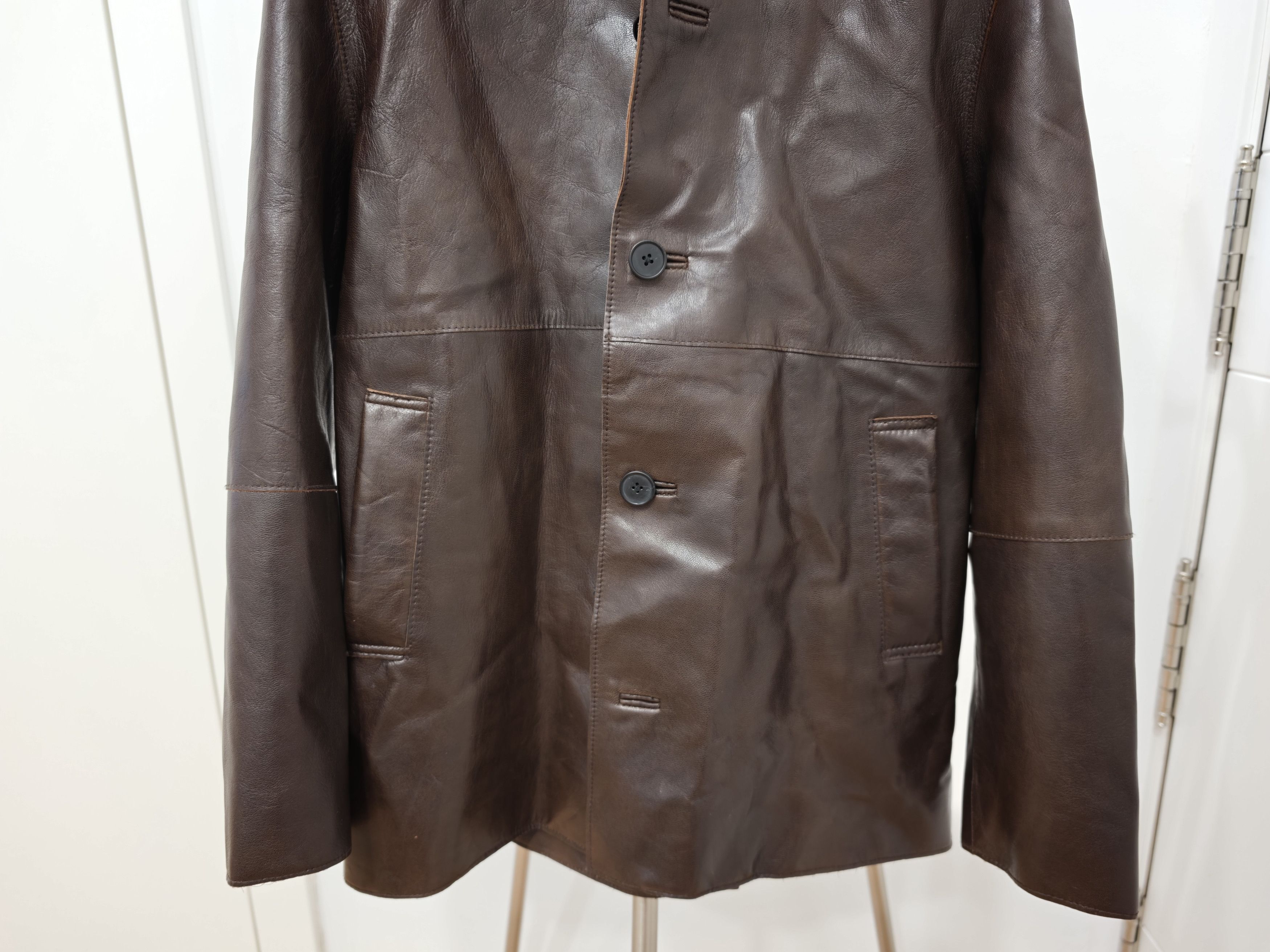 Zara ZARA - Goat Leather Jacket - Size S Size US S / EU 44-46 / 1 - 4 Thumbnail