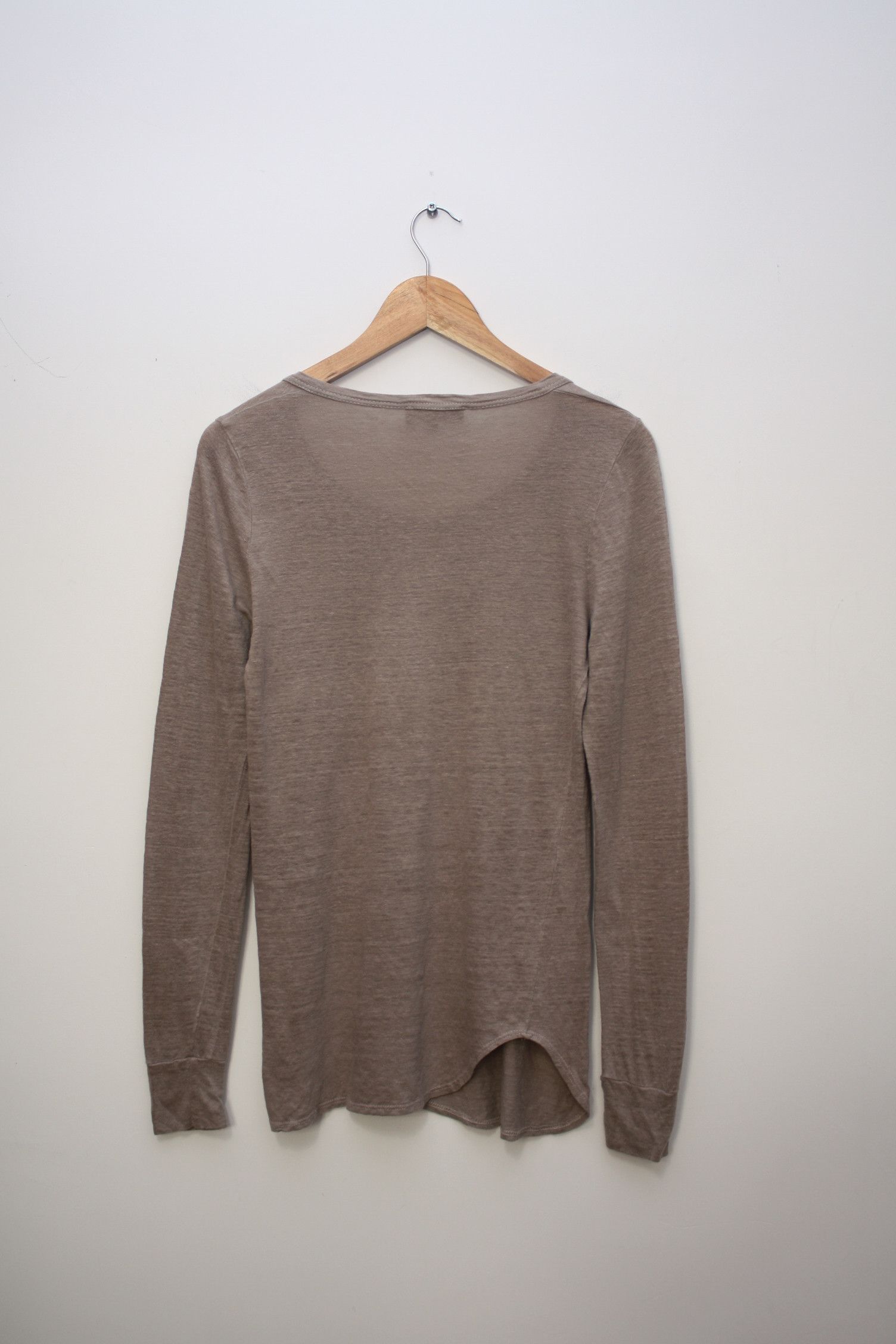 Isabel Marant Isabel Marant Linen Beige Longsleeve Top S Made In France Size S / US 4 / IT 40 - 3 Thumbnail
