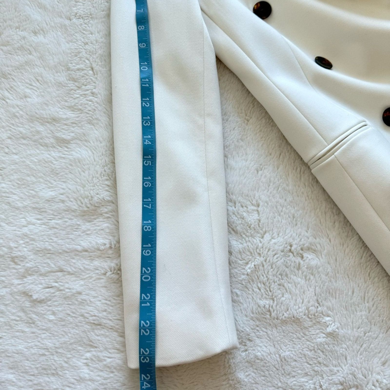 Reiss REISS women white jacket blazer size 2 US Retail 650$ Size XS / US 0-2 / IT 36-38 - 10 Thumbnail