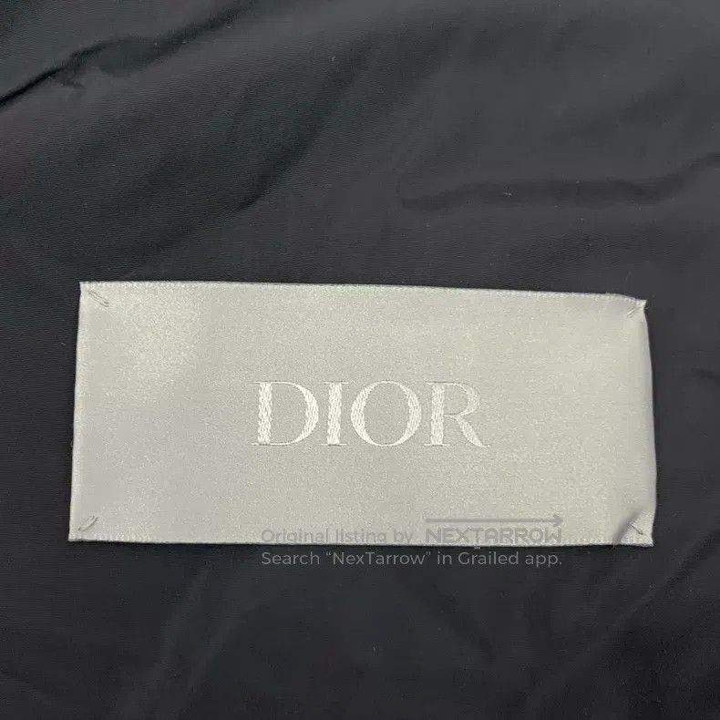 Dior Dior Dark blue logo print full print stand-up collar zippe Size US L / EU 52-54 / 3 - 6 Thumbnail
