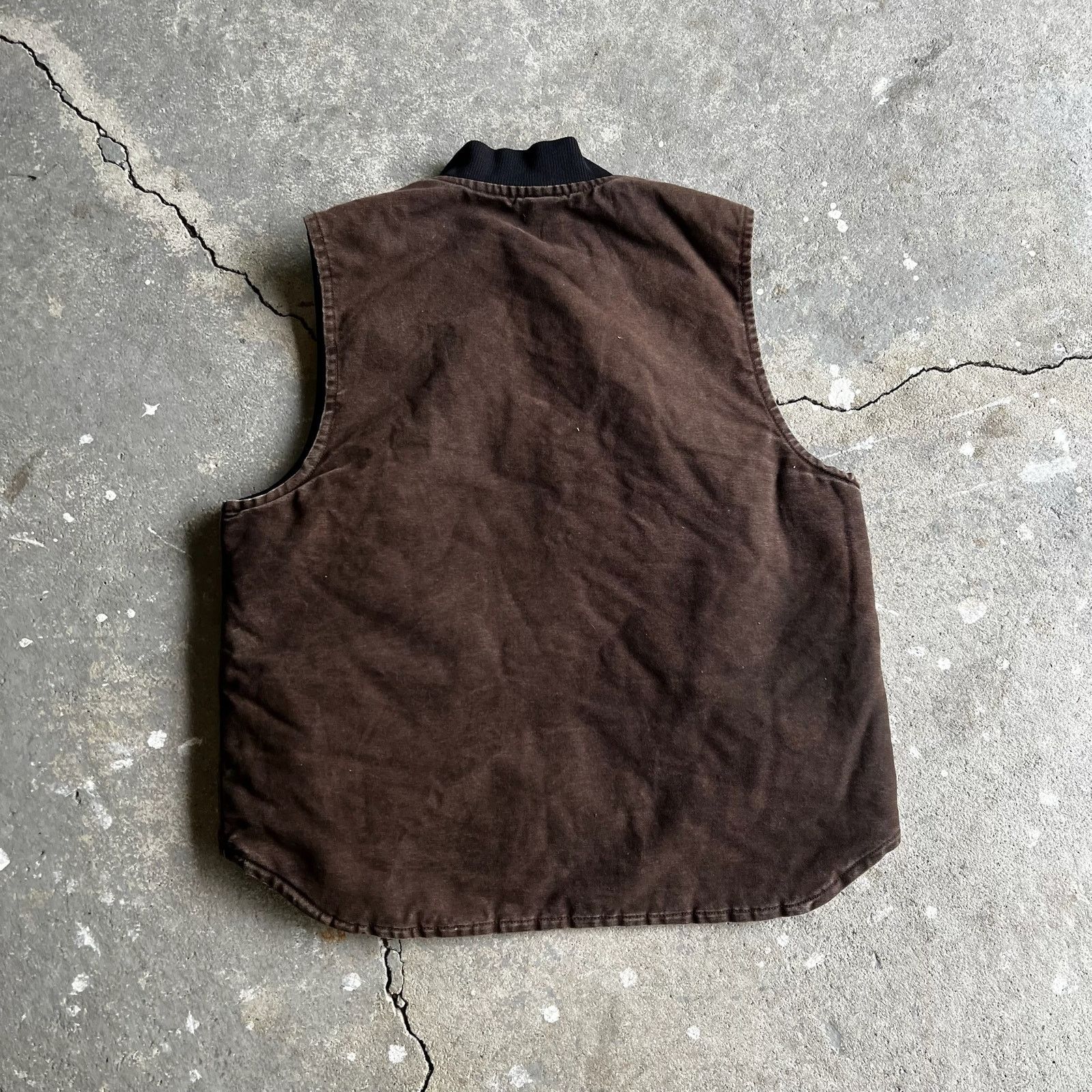 Carhartt × Vintage Carhartt V02 DKB brown work wear vest Size US L / EU 52-54 / 3 - 3 Thumbnail