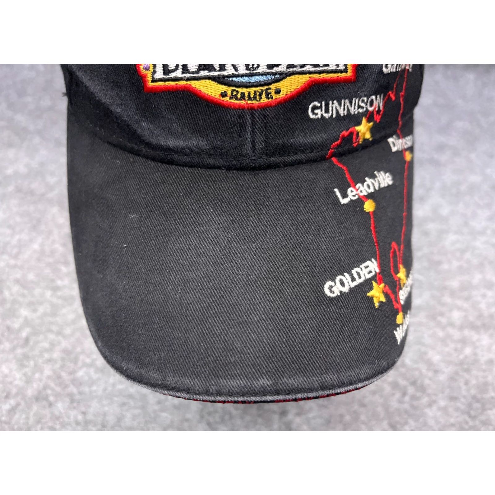 Vintage Peak To Peak Rallye 2010 Racing Hat Cap Adjustable One Size Black Cotton Twill Men Baseball Cap Size ONE SIZE - 3 Thumbnail