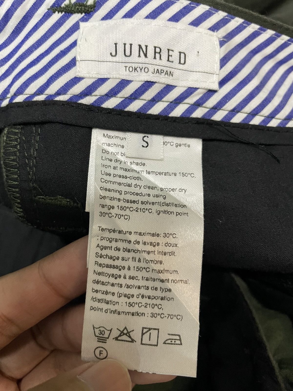 Japanese Brand Jun Red Slack Pants Size US 30 / EU 46 - 6 Thumbnail
