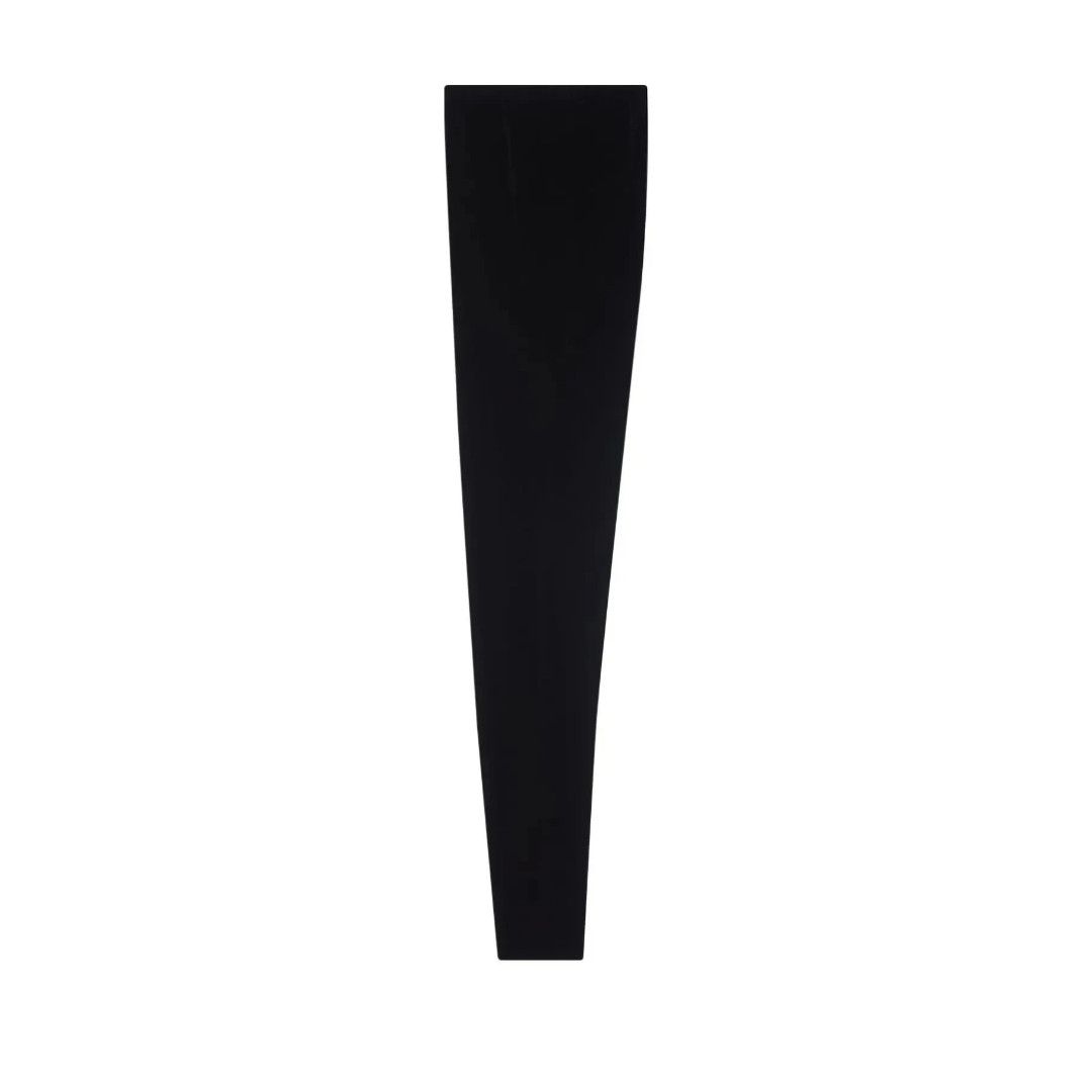 Saint Laurent Paris o1b1hav111224 Velvet Leggings in Black Size 25" / US 0 / IT 36 - 3 Thumbnail