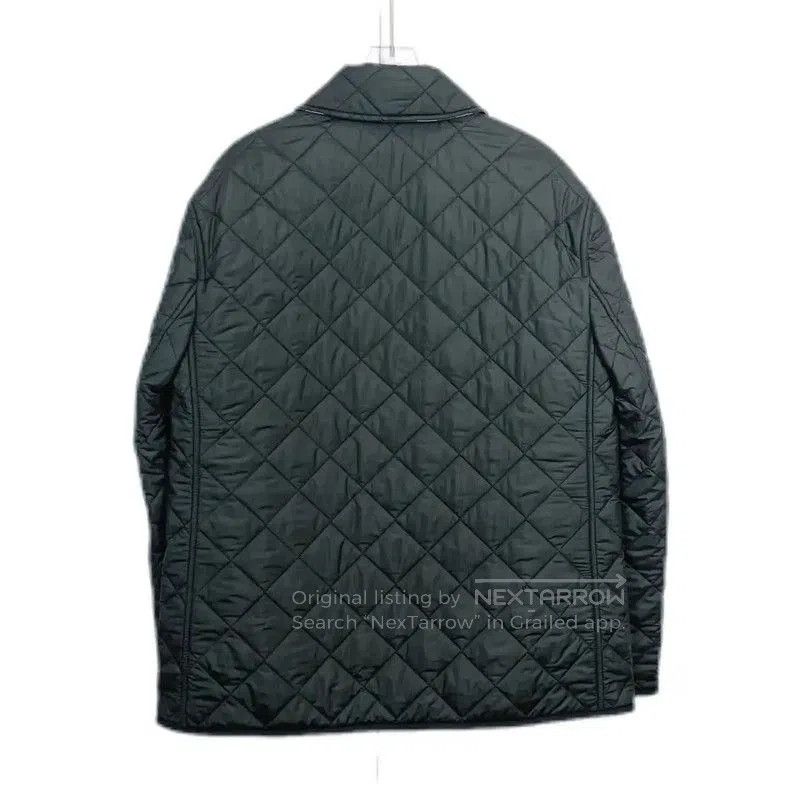 Burberry Burberry Black Quilted Cotton Long Jacket. Size M / US 6-8 / IT 42-44 - 2 Thumbnail