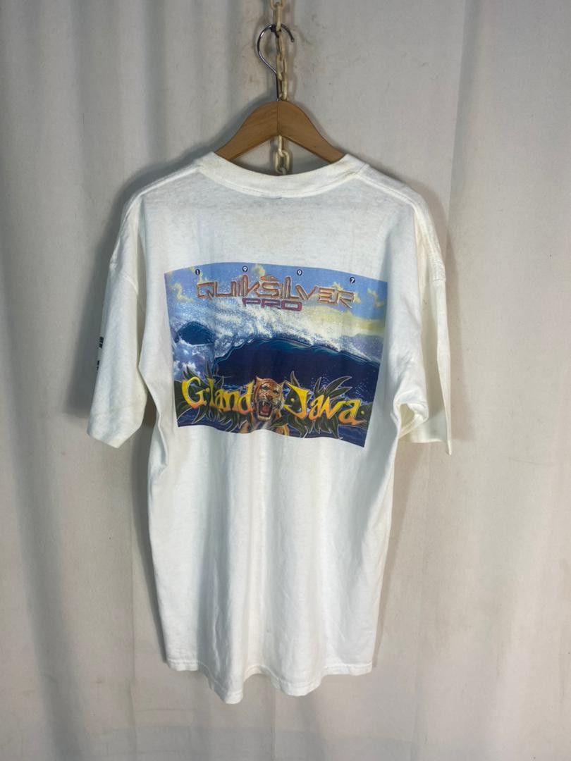 Quiksilver Vintage quicksilver tshirt made in usa Size US L / EU 52-54 / 3 - 11 Thumbnail