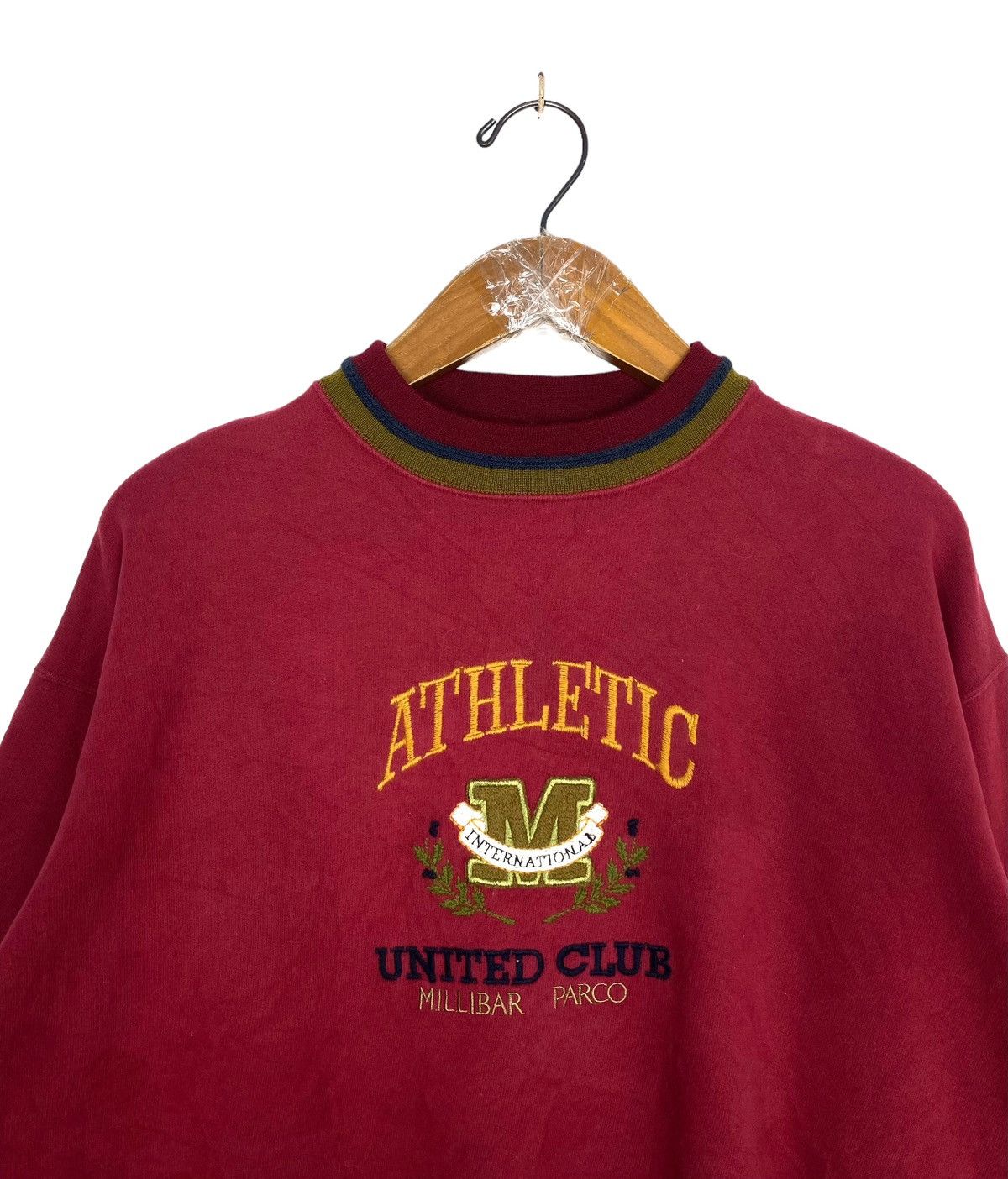 Vintage Vtg Millibar Parco Embroidery Big Logo Sweatshirt Italy Size US M / EU 48-50 / 2 - 4 Thumbnail