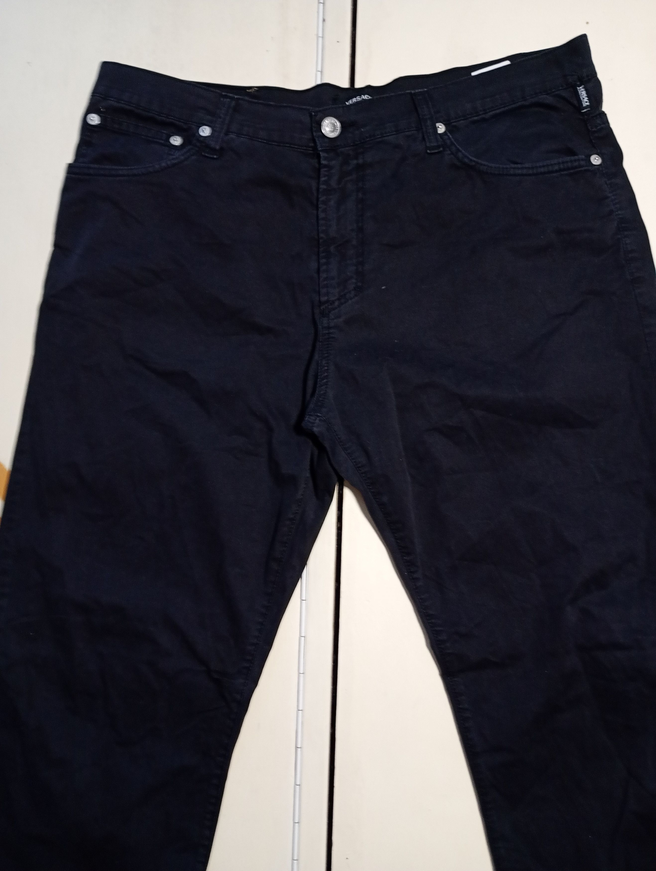 Designer × Versace Jeans Couture Versace Jeans Couture Black Jeans Size US 38 / EU 54 - 2 Thumbnail