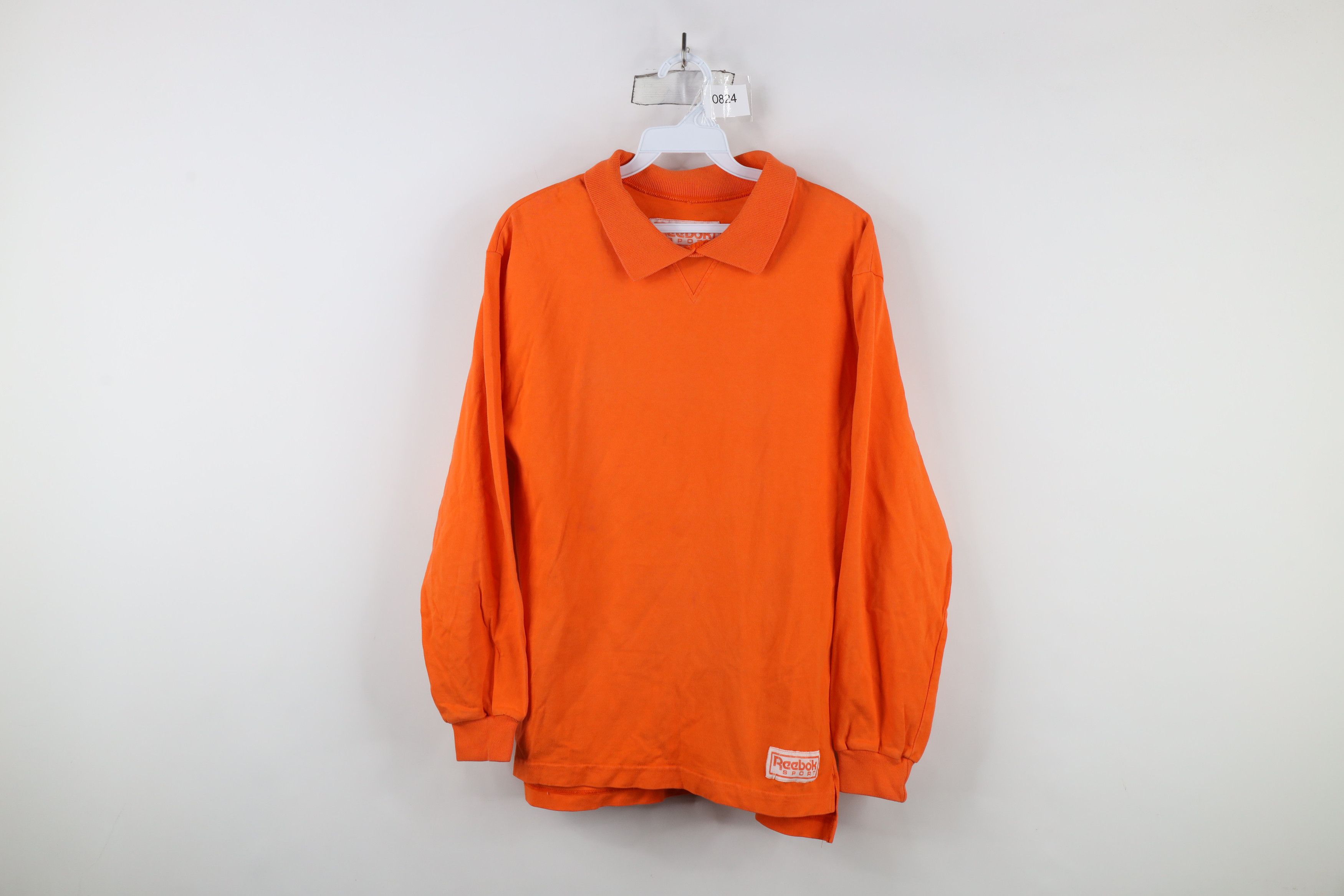 Reebok × Vintage Vintage 90s Reebok Sport Out Long Sleeve Rugby Polo Shirt Size US S / EU 44-46 / 1 - 1 Thumbnail