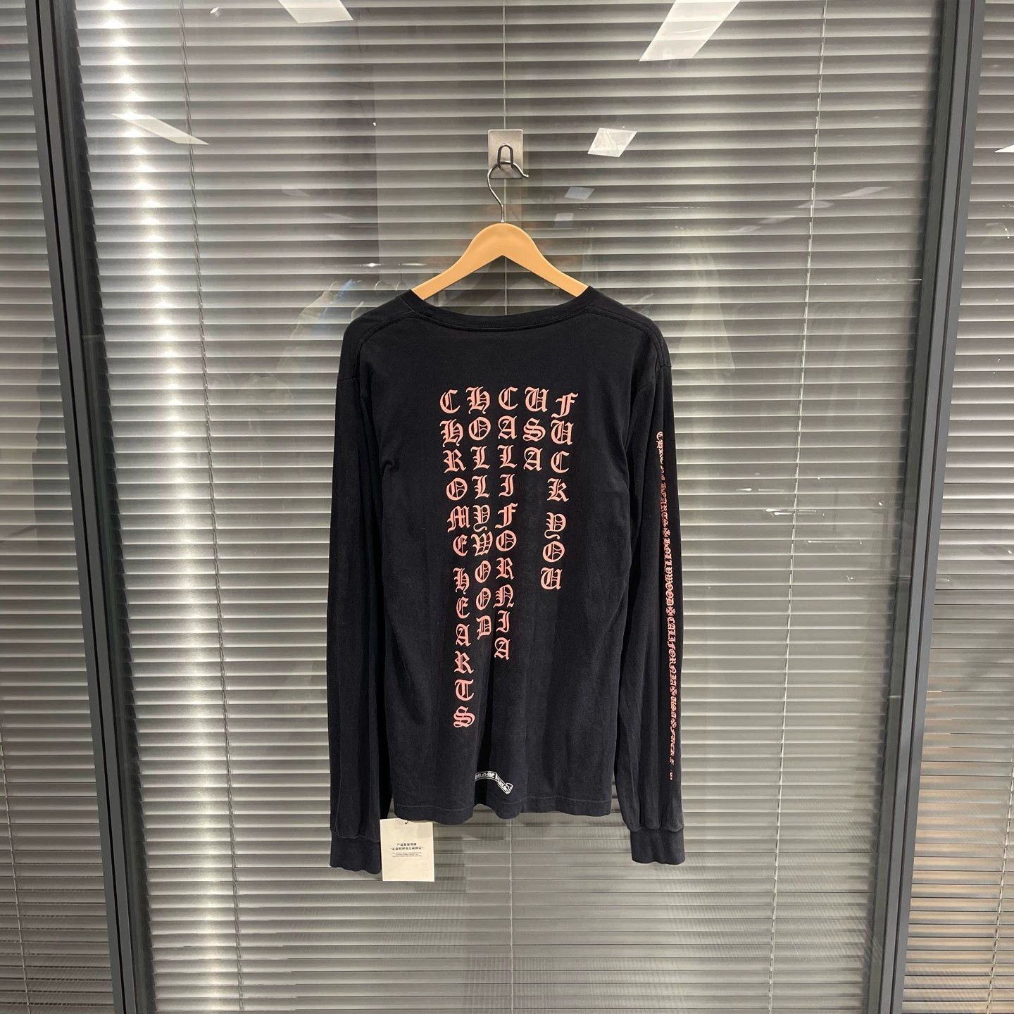 Chrome Hearts Chrome Hearts Red Sanskrit Back Print Long Sleeve M 95 New Size US M / EU 48-50 / 2 - 1 Thumbnail