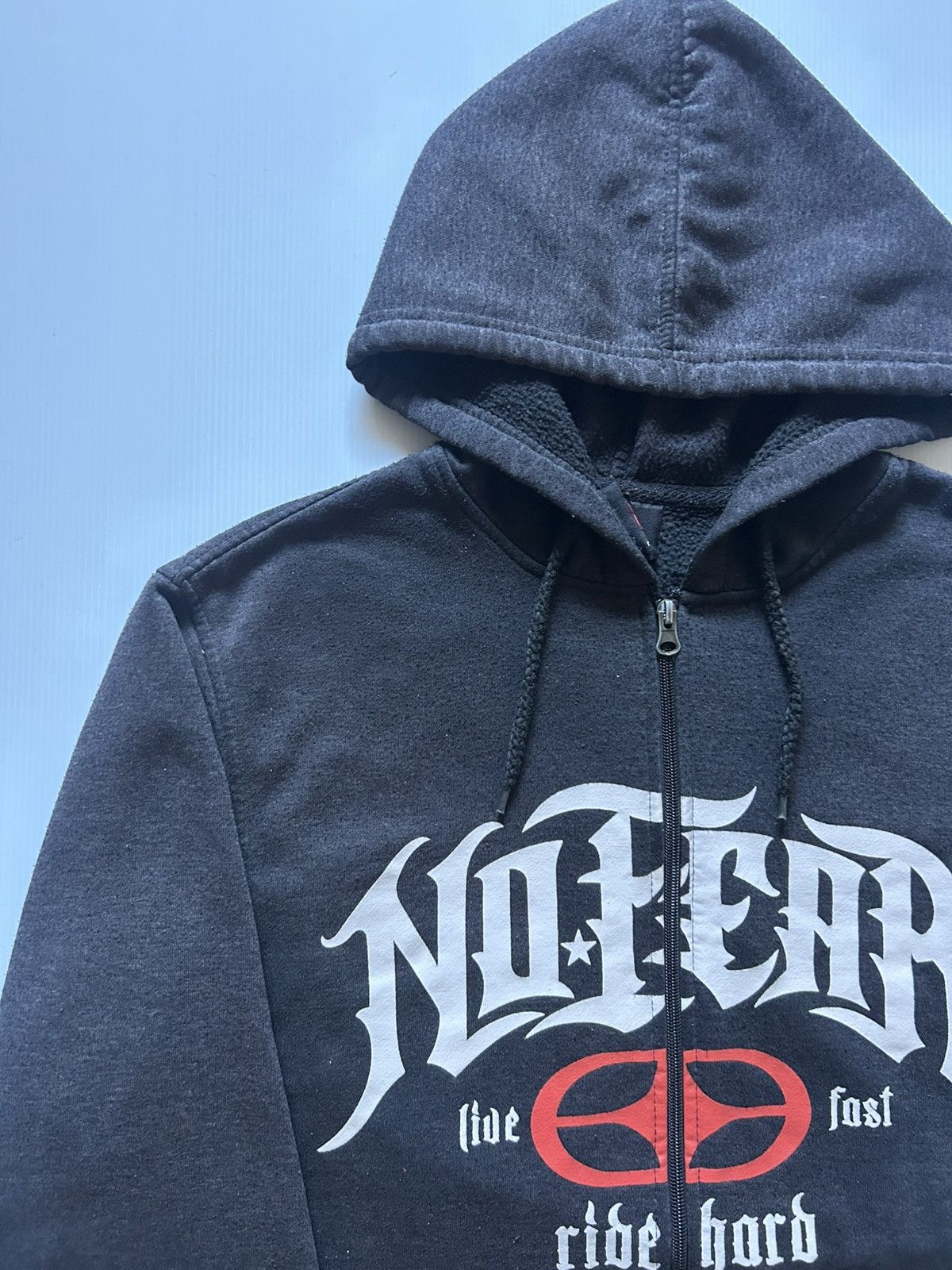 No Fear Vintage Y2K No Fear Zip Up Hoodie (Free Shipping) Size US L / EU 52-54 / 3 - 3 Thumbnail