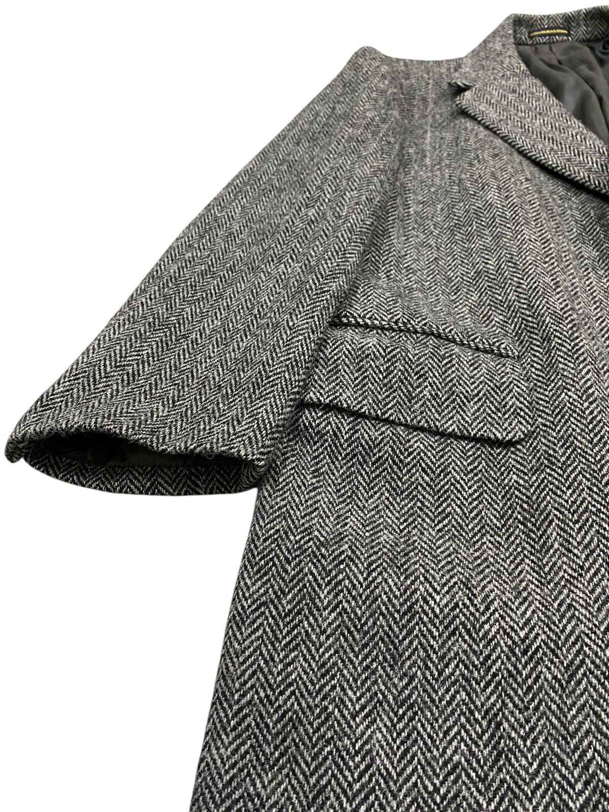 Harris Tweed Harris Tweed Wool Coat Jacket Grey Size US L / EU 52-54 / 3 - 5 Thumbnail